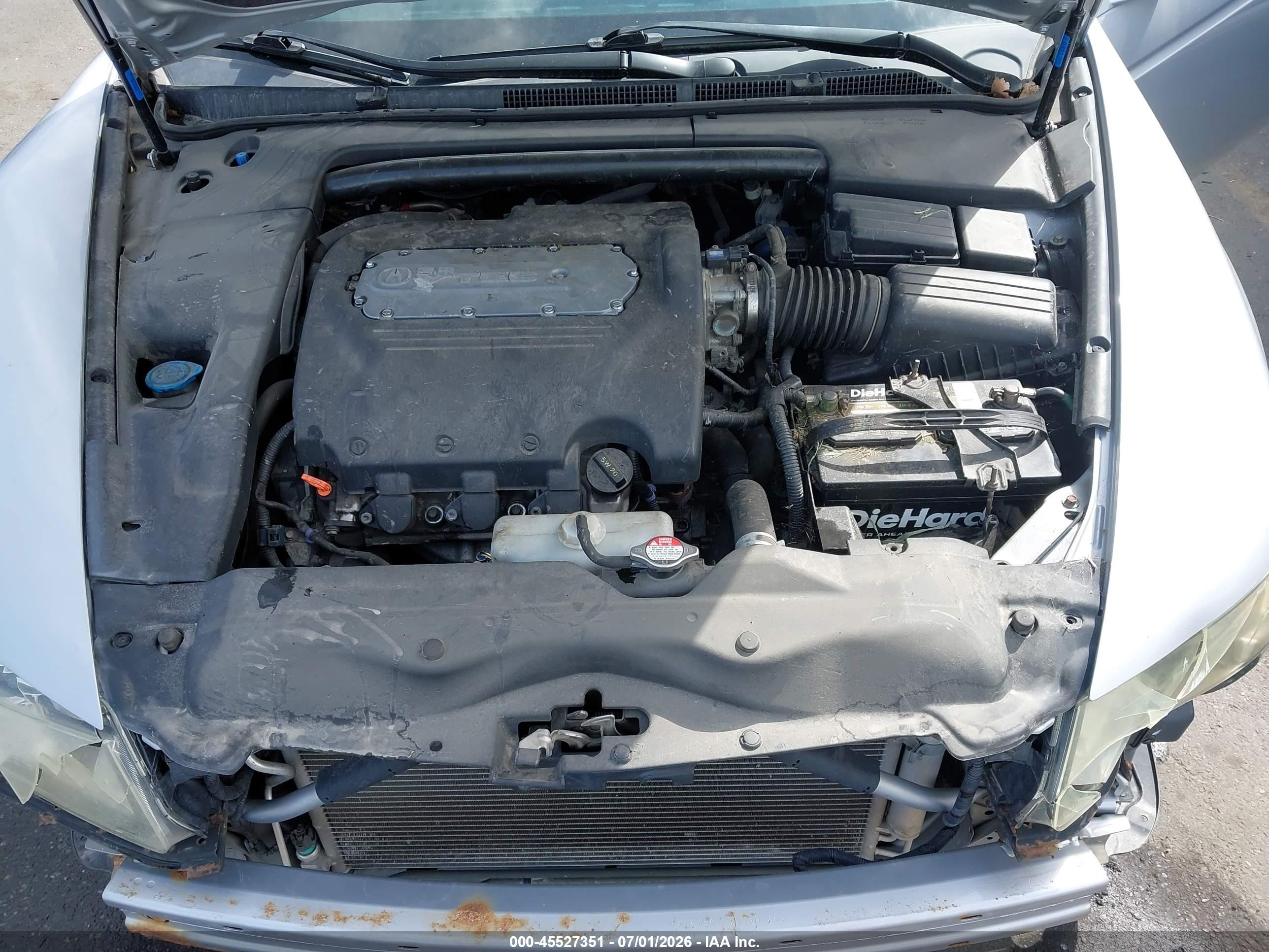 2004 Acura Tl   Silver vin: 19UUA65504A064742