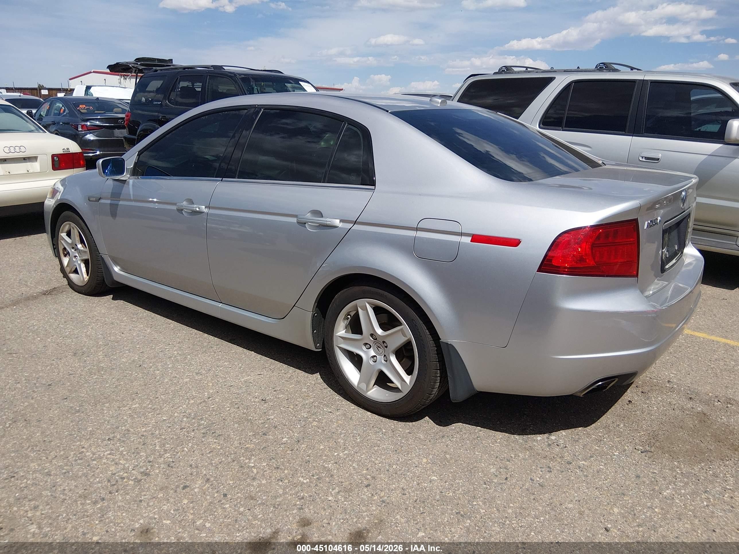 2006 Acura Tl   Серебряный vin: 19UUA65506A047586