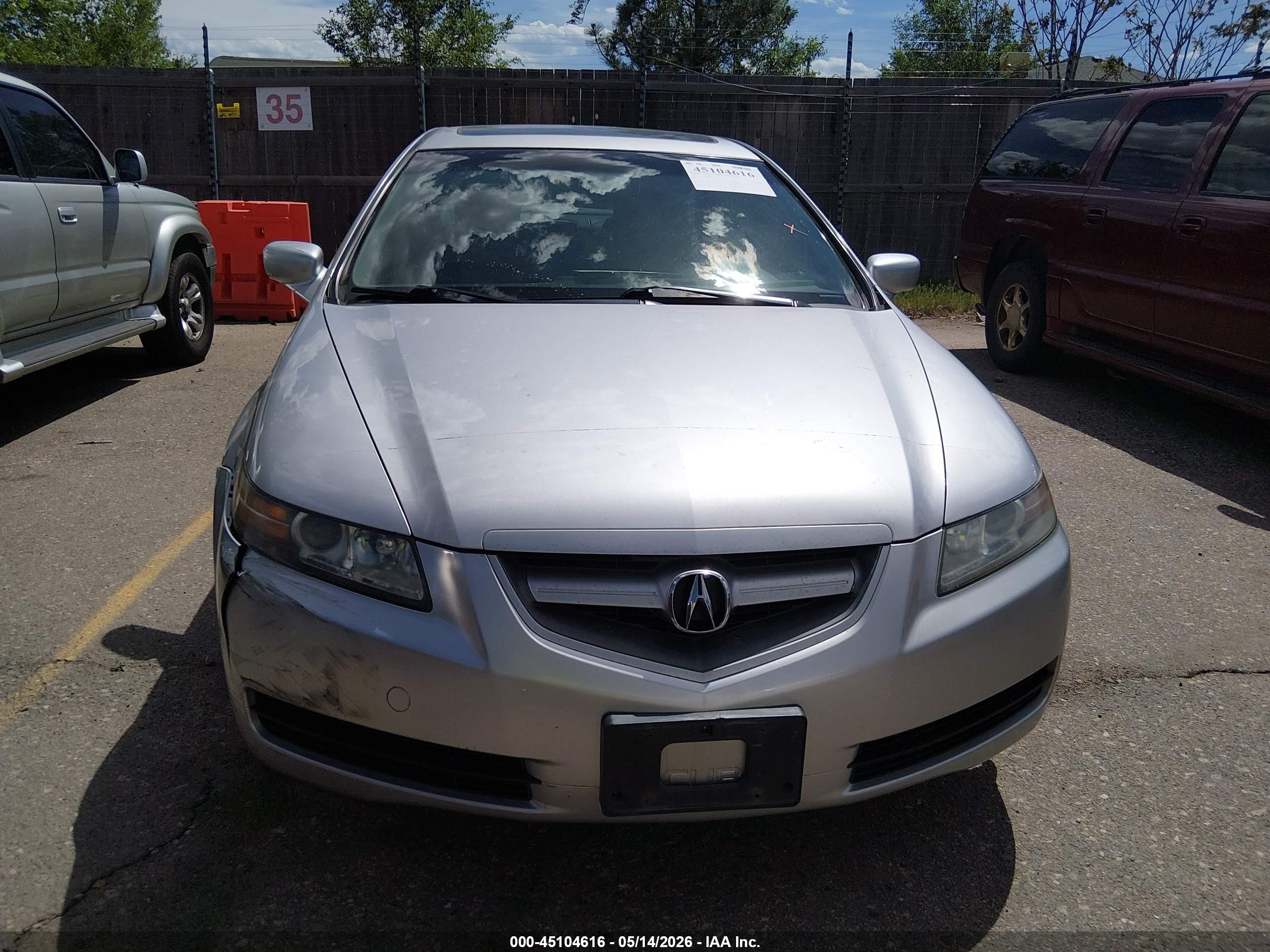 2006 Acura Tl   Серебряный vin: 19UUA65506A047586
