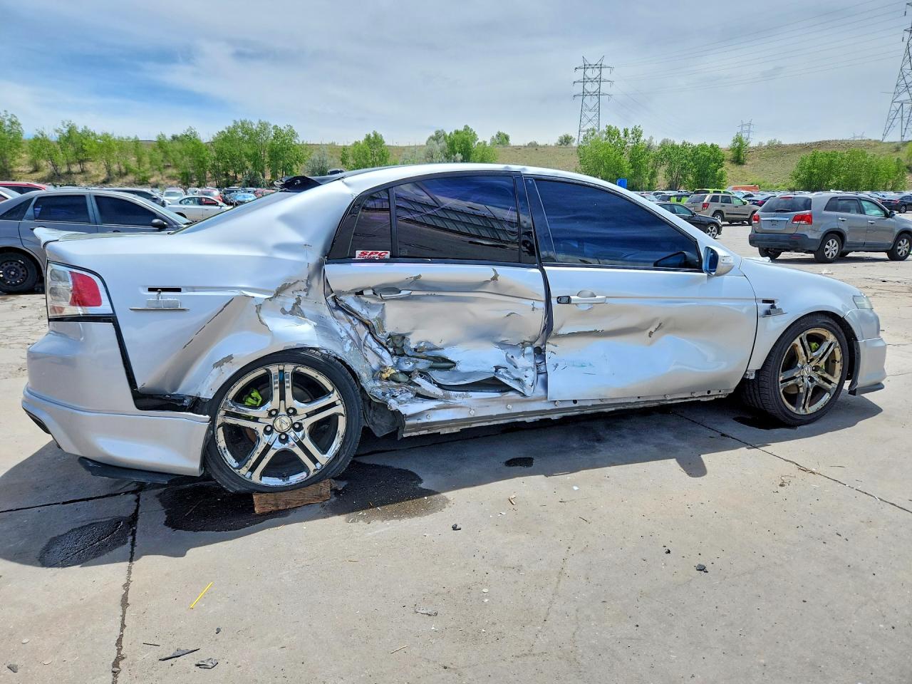 2004 Acura Tl Silver vin: 19UUA65514A048288