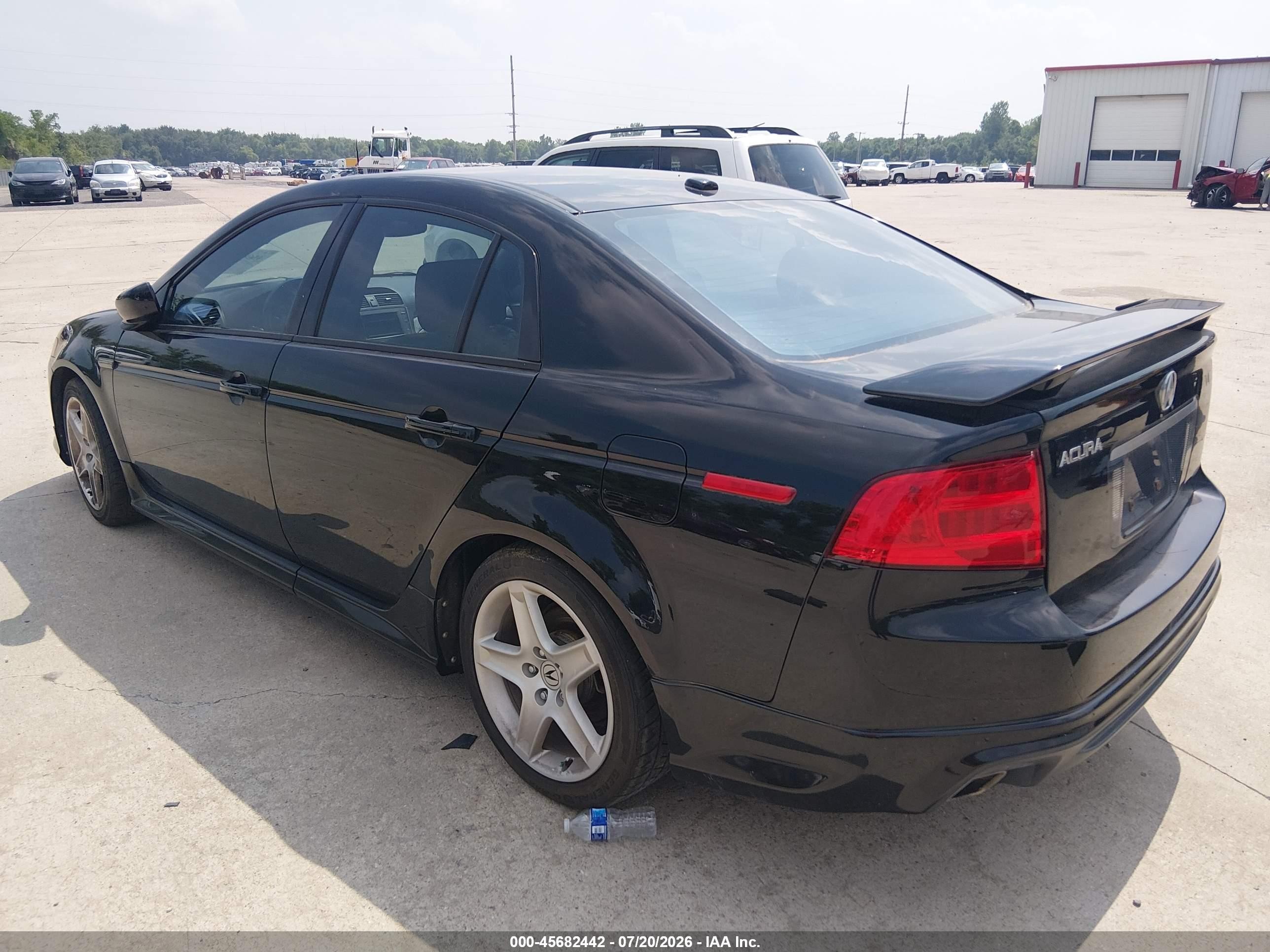 2005 Acura Tl   Black vin: 19UUA65515A040225