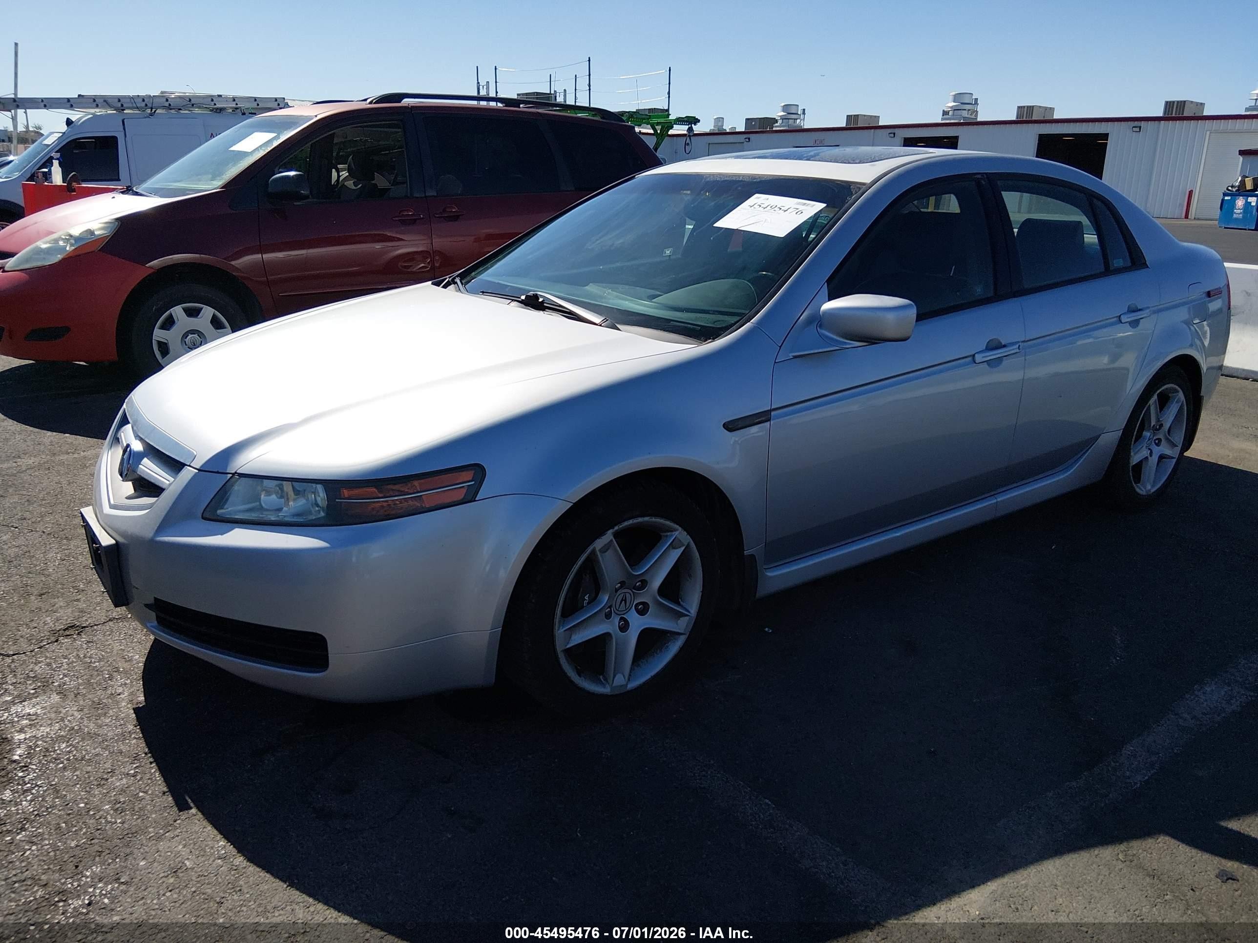 2005 Acura Tl   Silver vin: 19UUA65545A053289