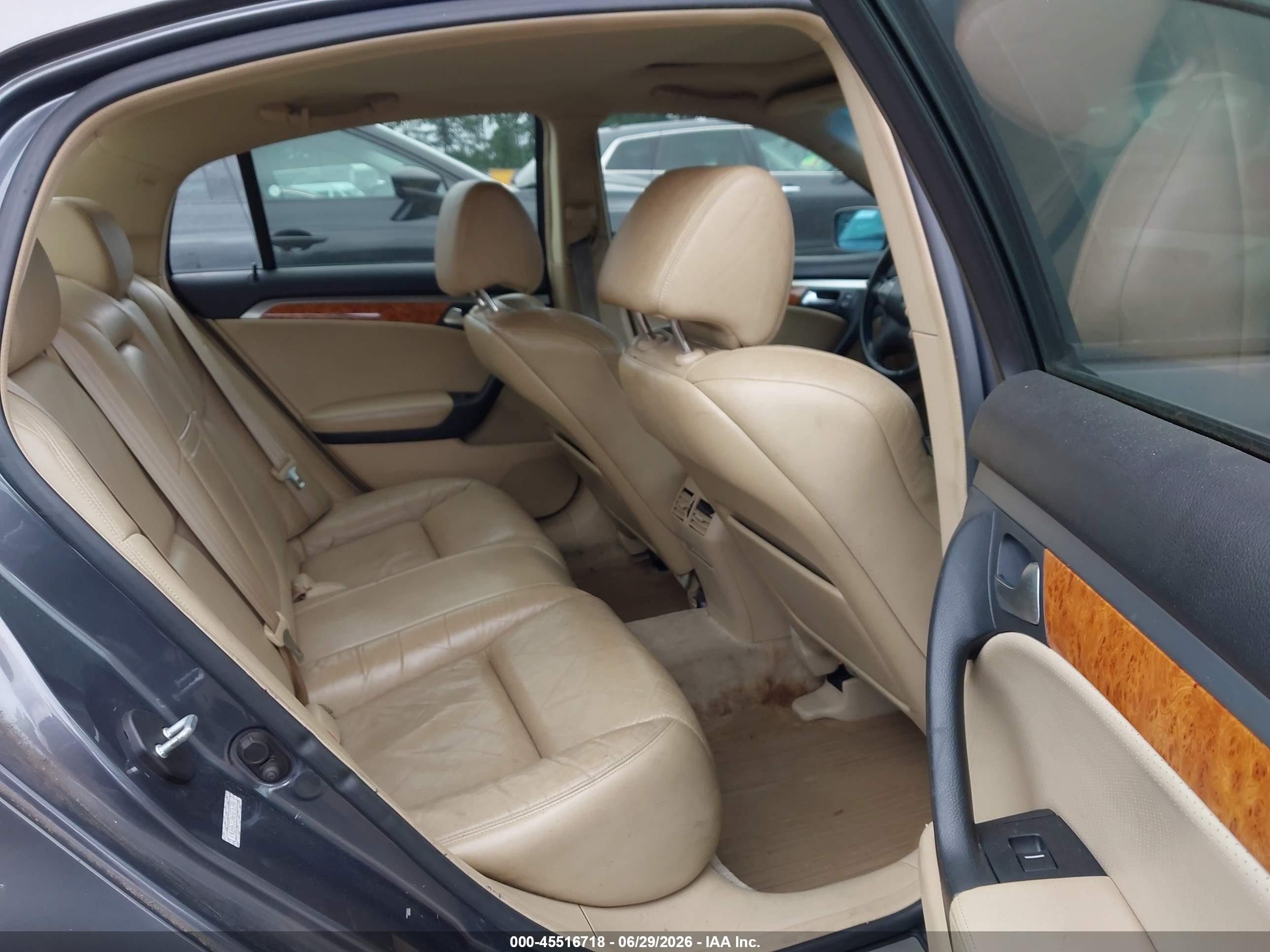 2006 Acura Tl   Gray vin: 19UUA65556A076341