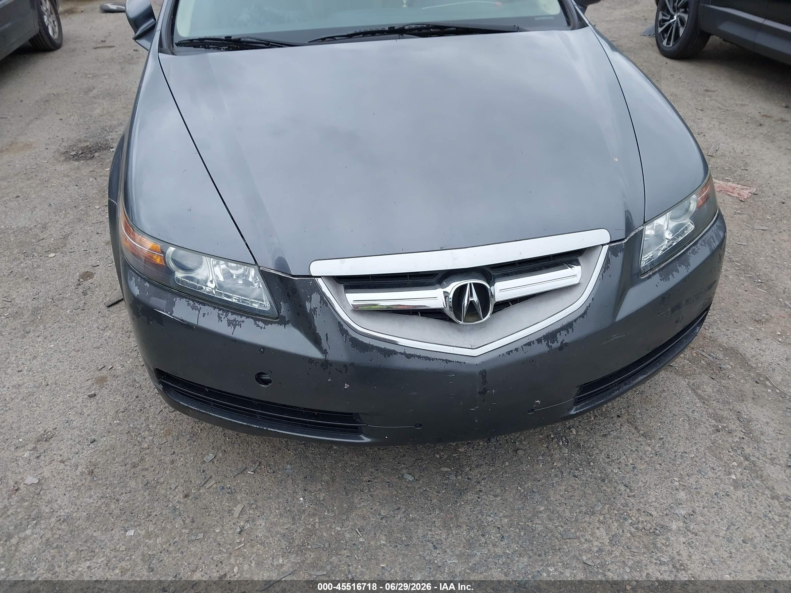 2006 Acura Tl   Gray vin: 19UUA65556A076341