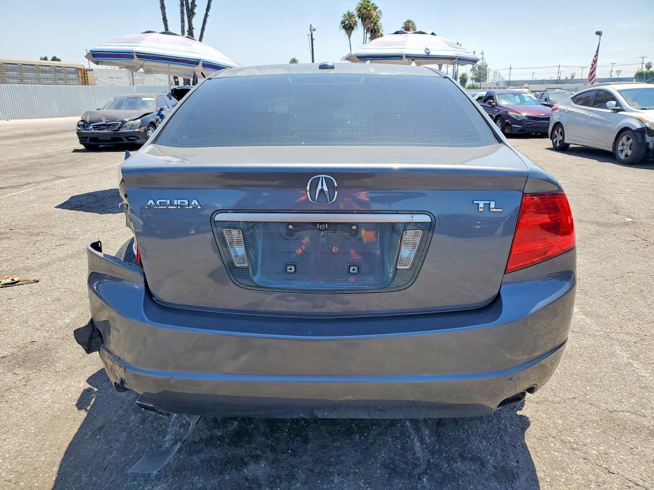 2005 Acura Tl Gray vin: 19UUA65565A007284