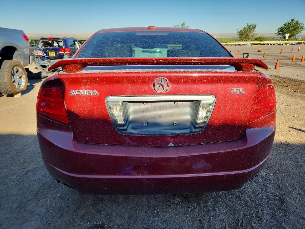 2004 Acura Tl Burgundy vin: 19UUA65574A012945