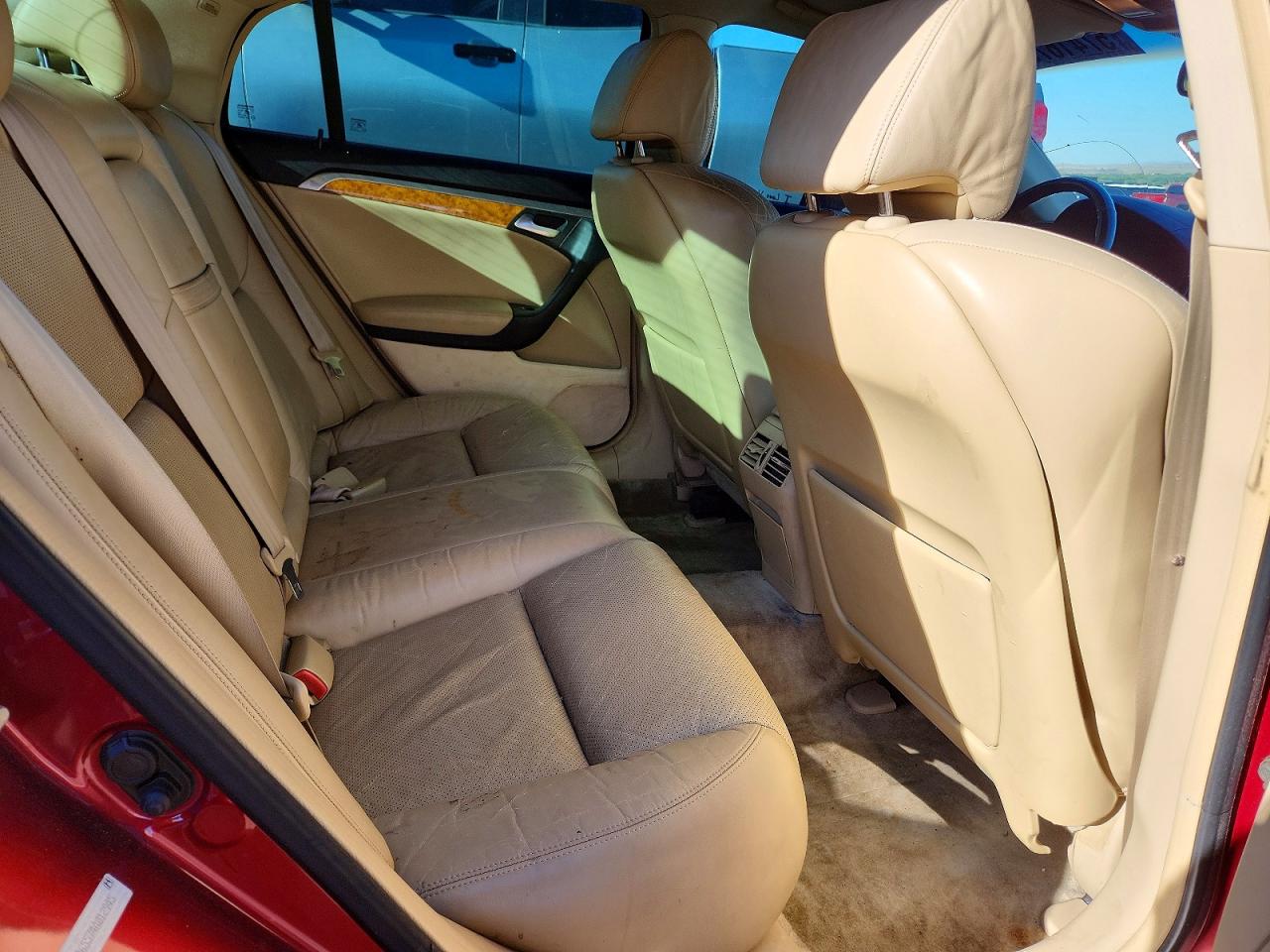 2004 Acura Tl Burgundy vin: 19UUA65574A012945