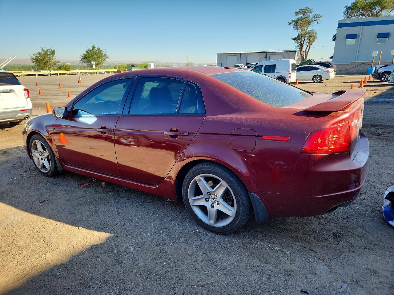 2004 Acura Tl Burgundy vin: 19UUA65574A012945
