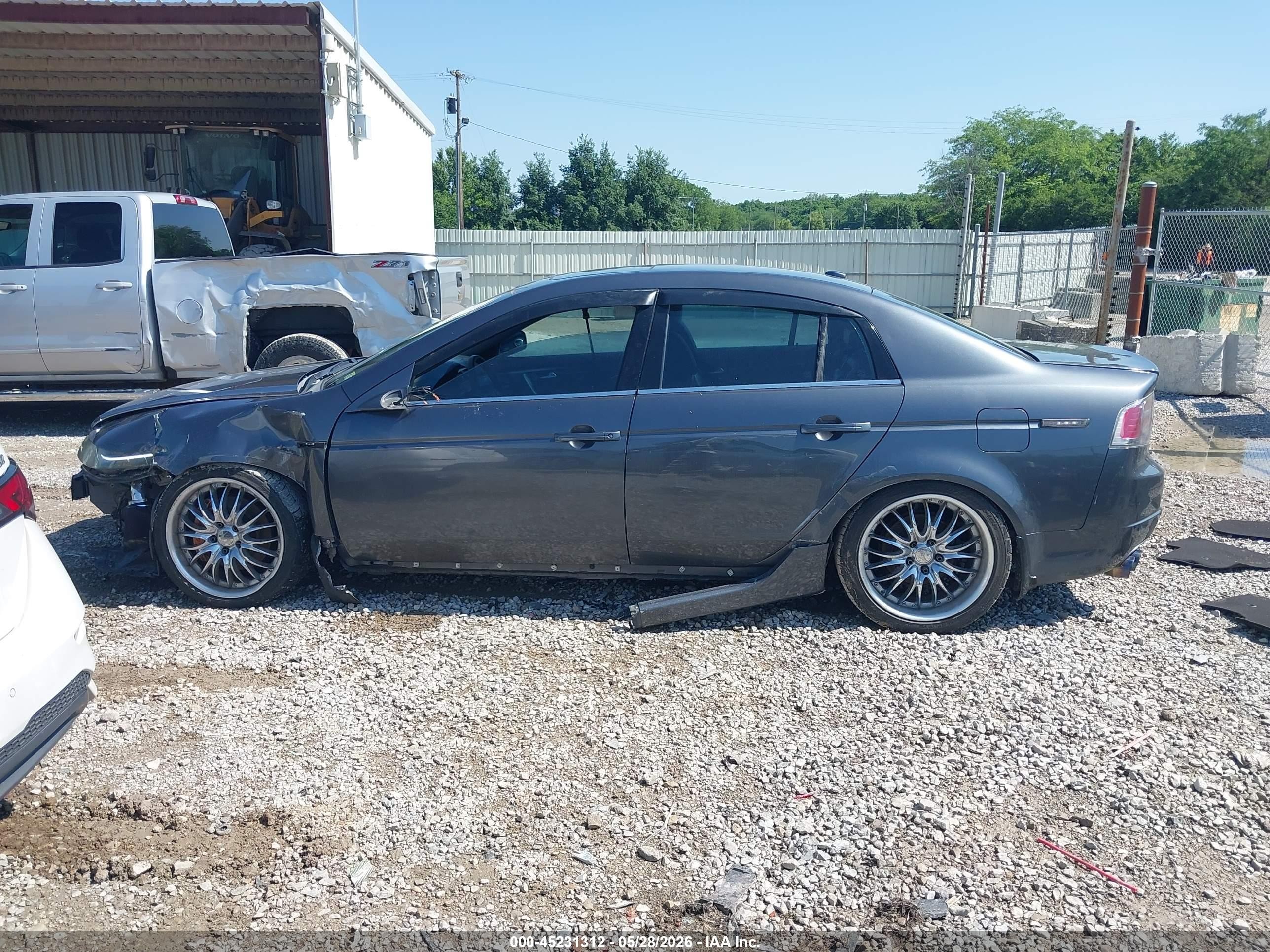 2005 Acura Tl   Gray vin: 19UUA65575A024868