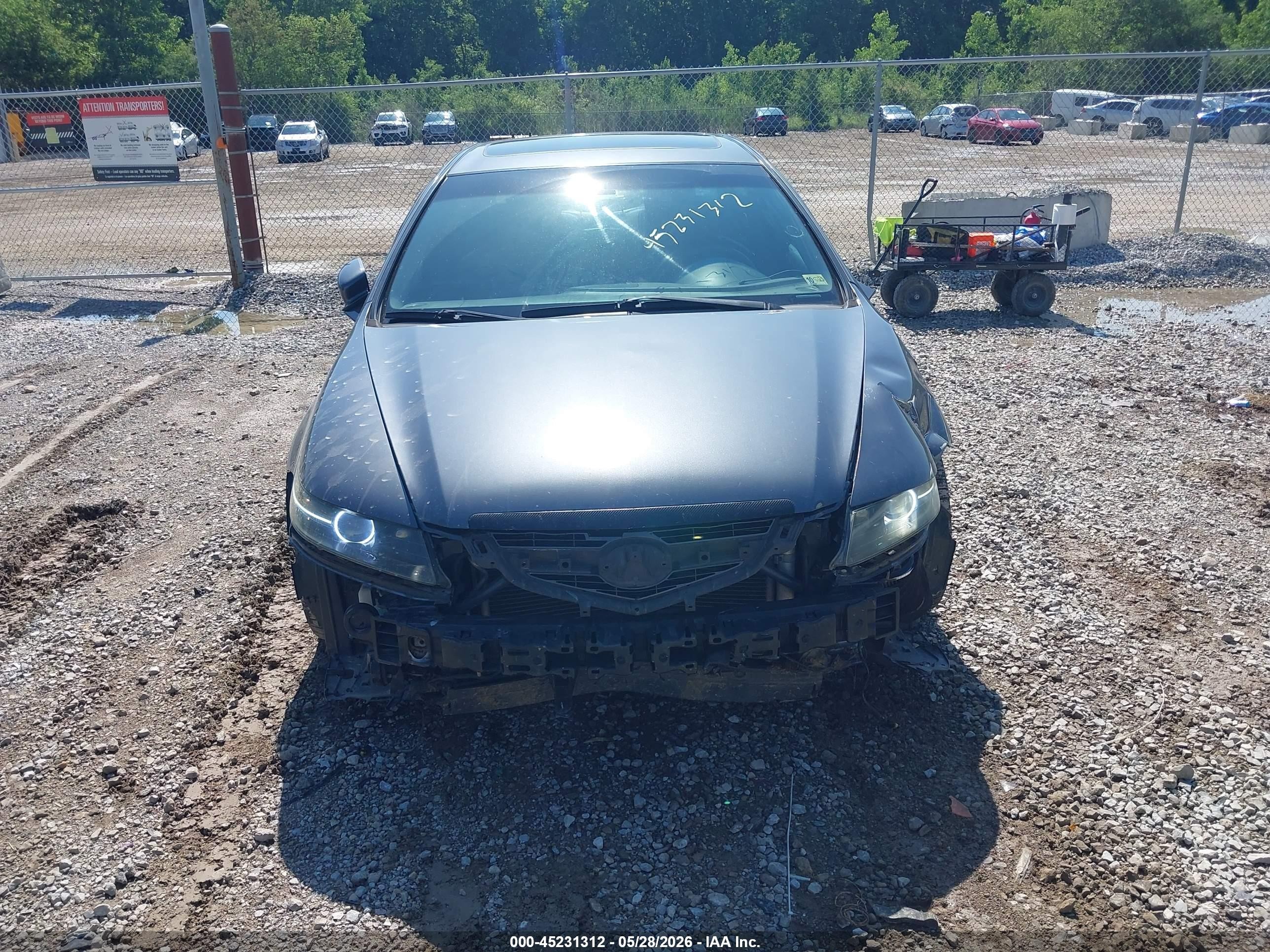 2005 Acura Tl   Gray vin: 19UUA65575A024868