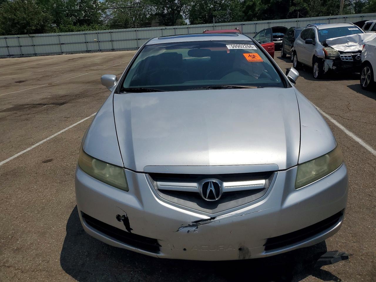 2006 Acura 3.2tl Silver vin: 19UUA65586A004369