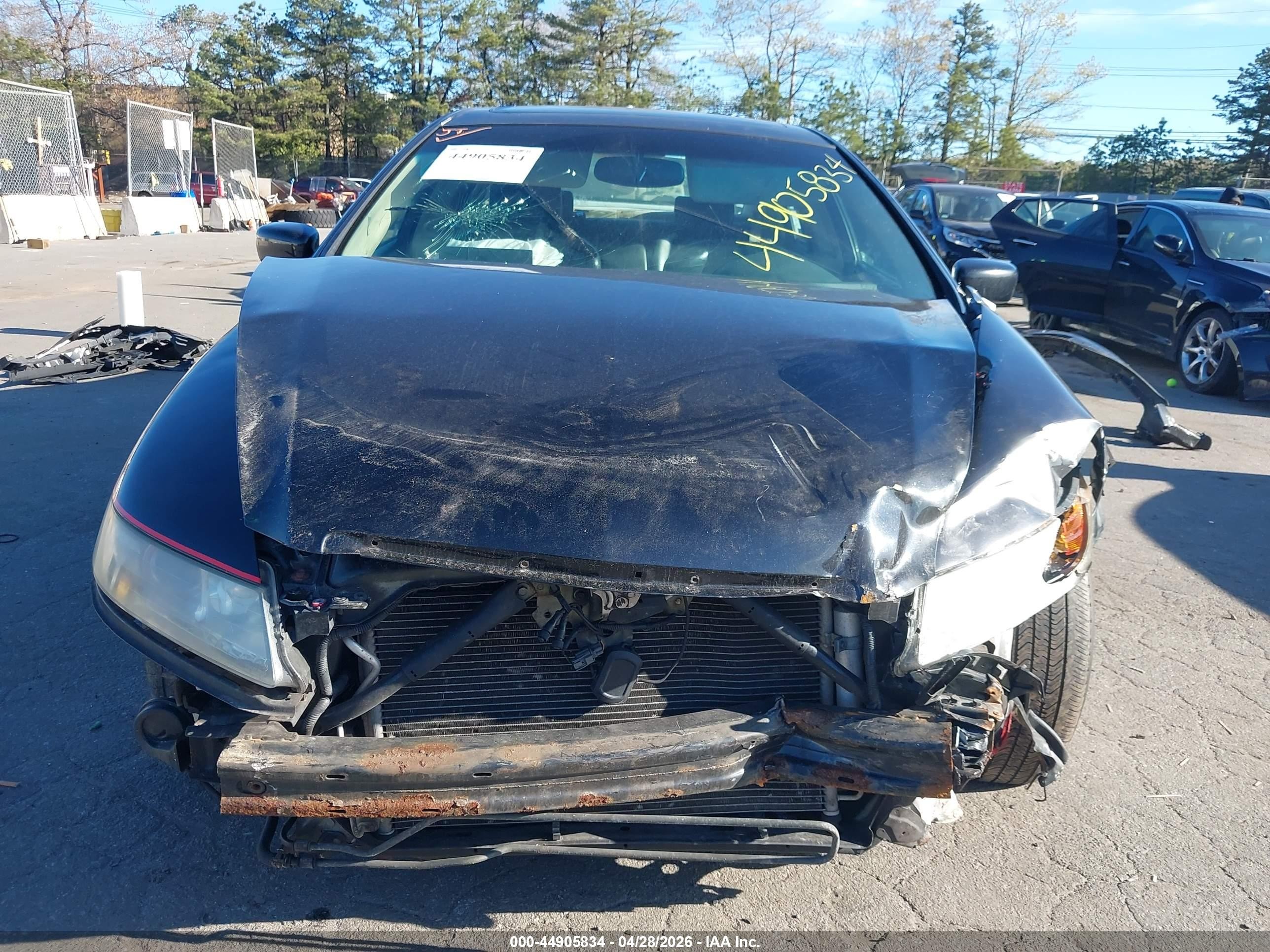 2005 Acura Tl   Black vin: 19UUA655X5A039347
