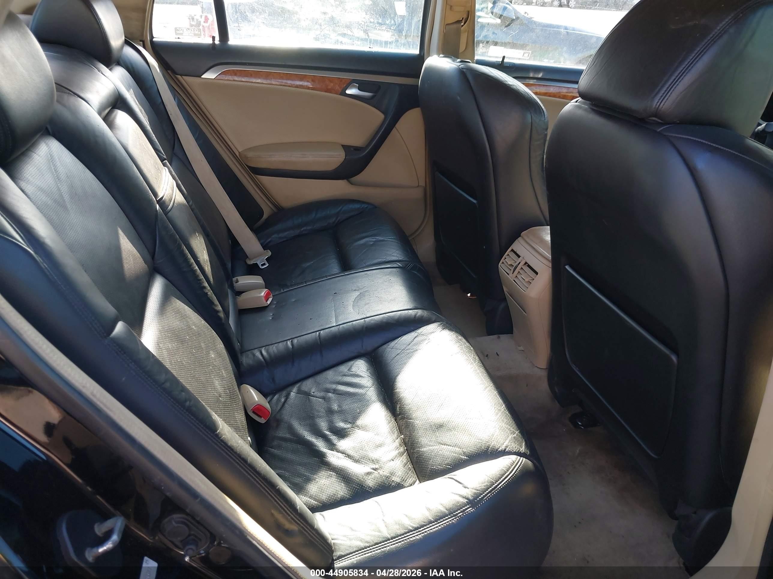 2005 Acura Tl   Black vin: 19UUA655X5A039347