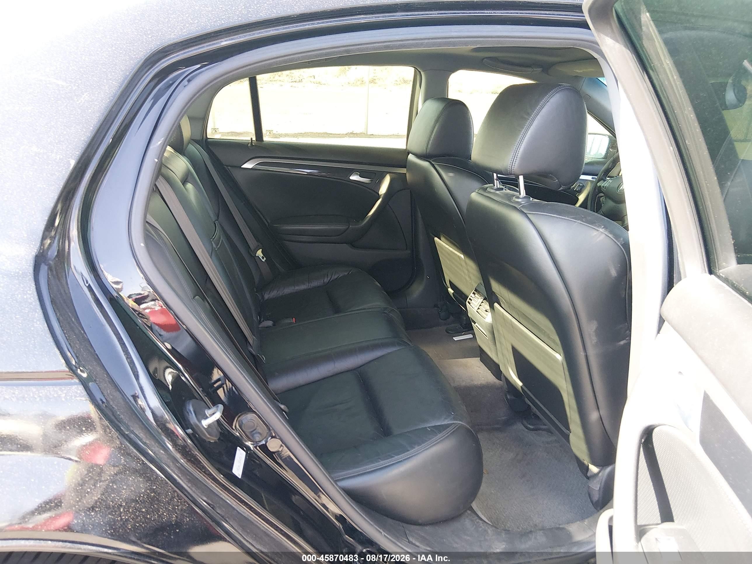 2005 Acura Tl   Black vin: 19UUA655X5A054785