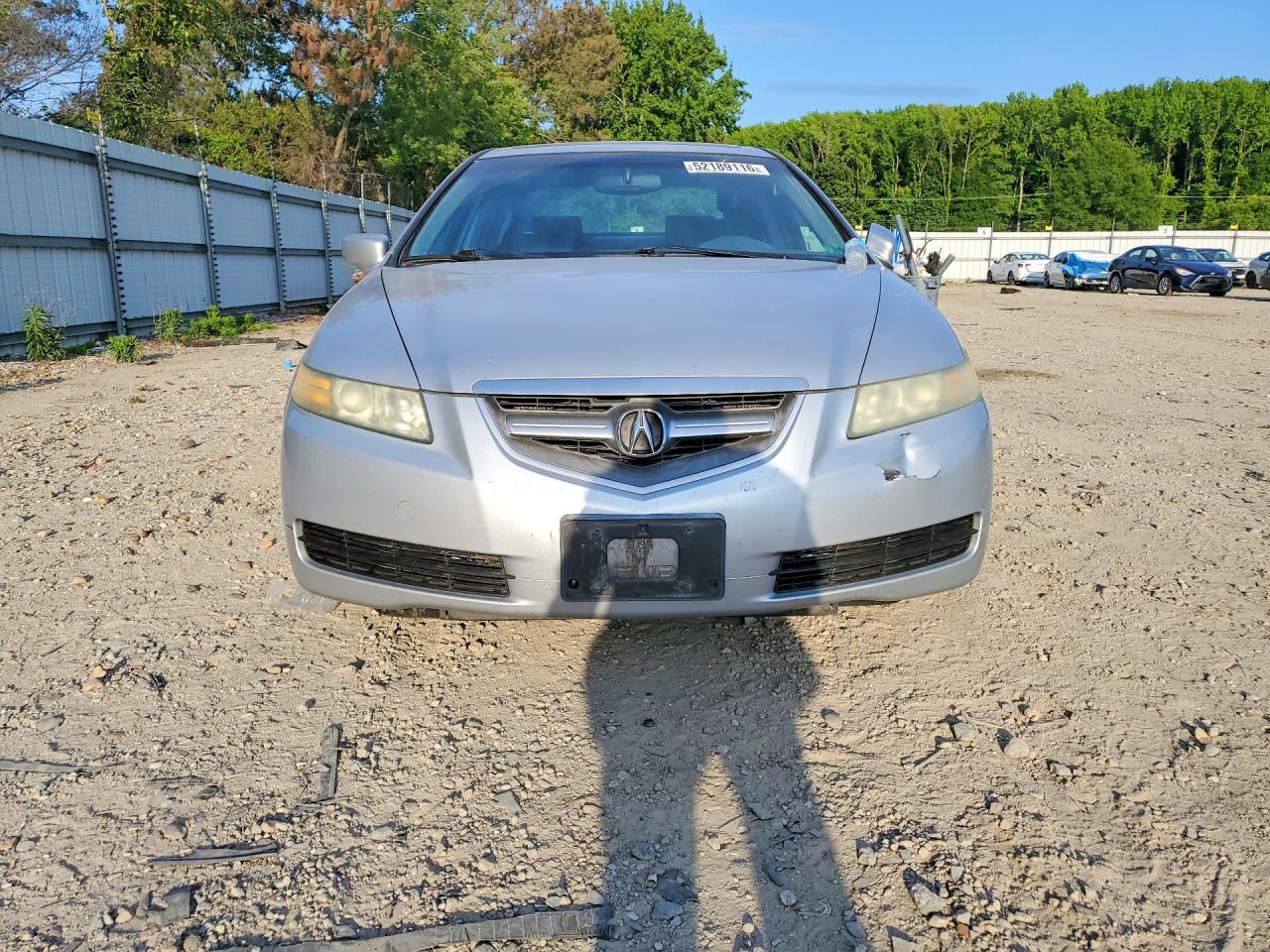 2004 Acura Tl Silver vin: 19UUA65694A027035