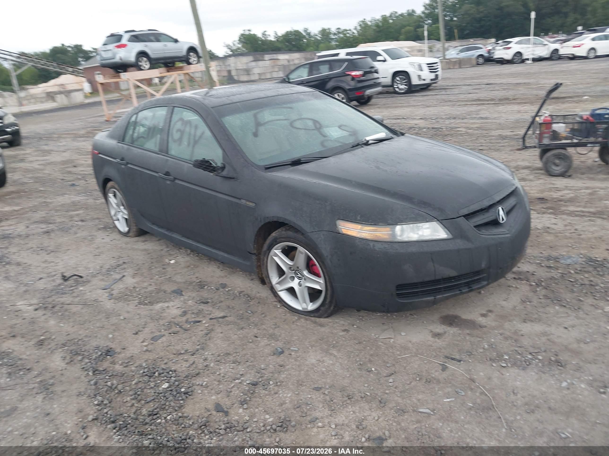 2004 Acura Tl   Black vin: 19UUA66204A009955