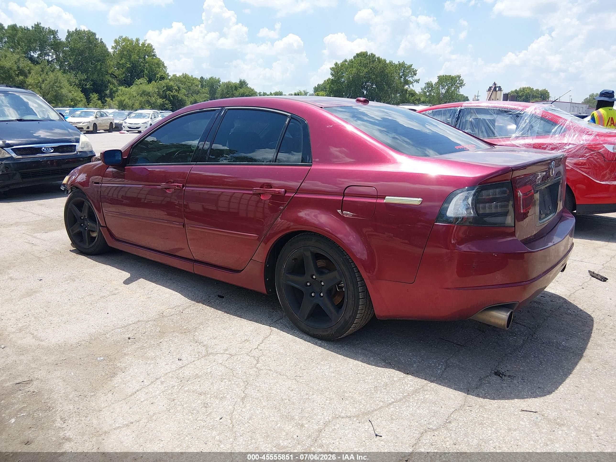 2004 Acura Tl   Burgundy vin: 19UUA66204A046679