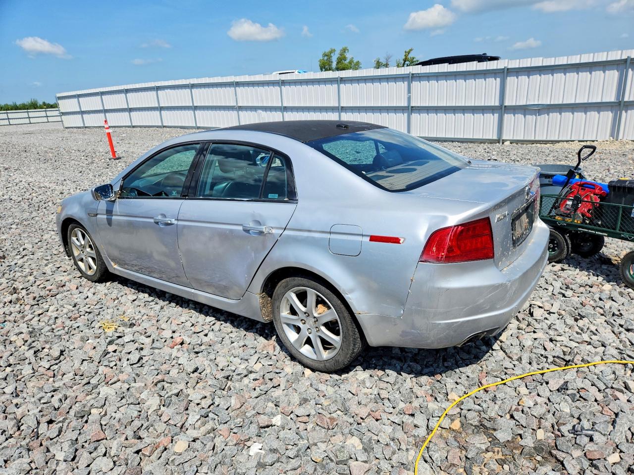 2004 Acura Tl Silver vin: 19UUA66204A055026
