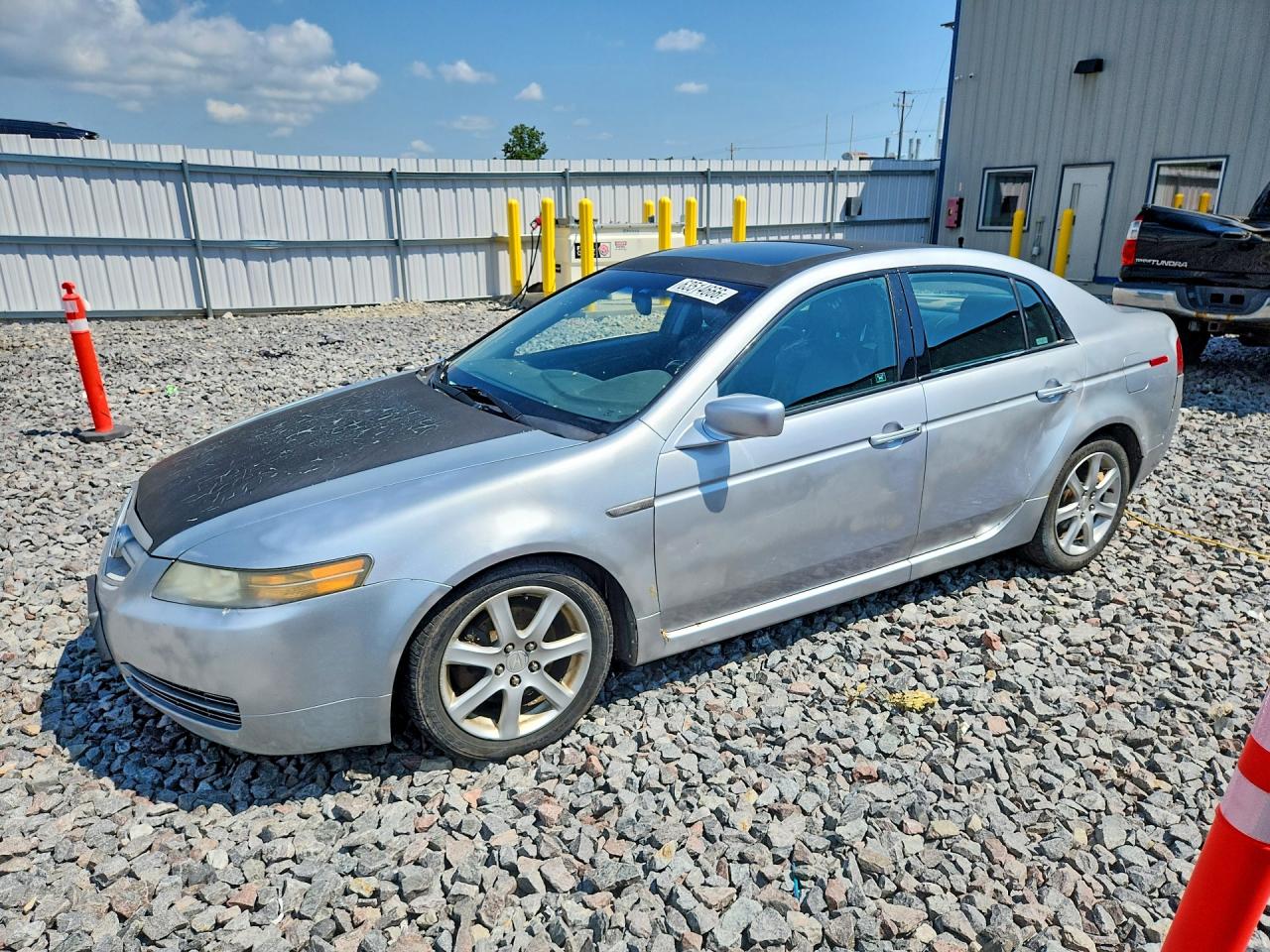 2004 Acura Tl Silver vin: 19UUA66204A055026