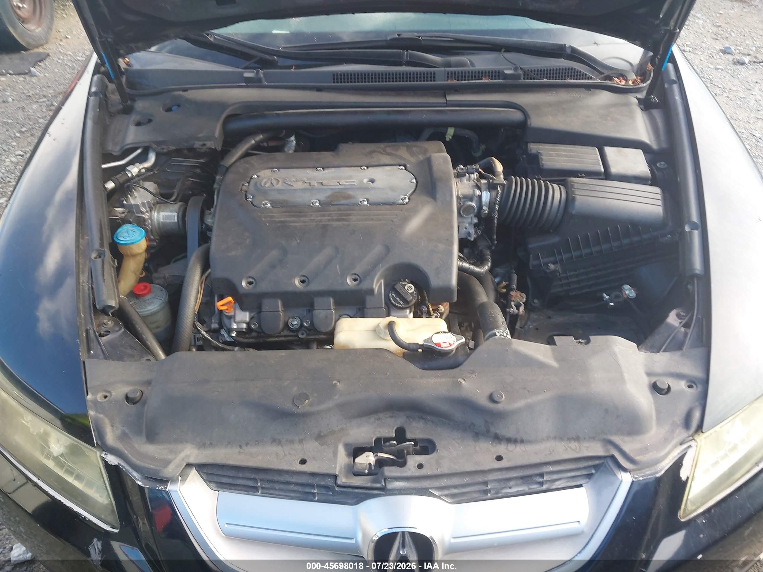 2005 Acura Tl   Black vin: 19UUA66205A023923