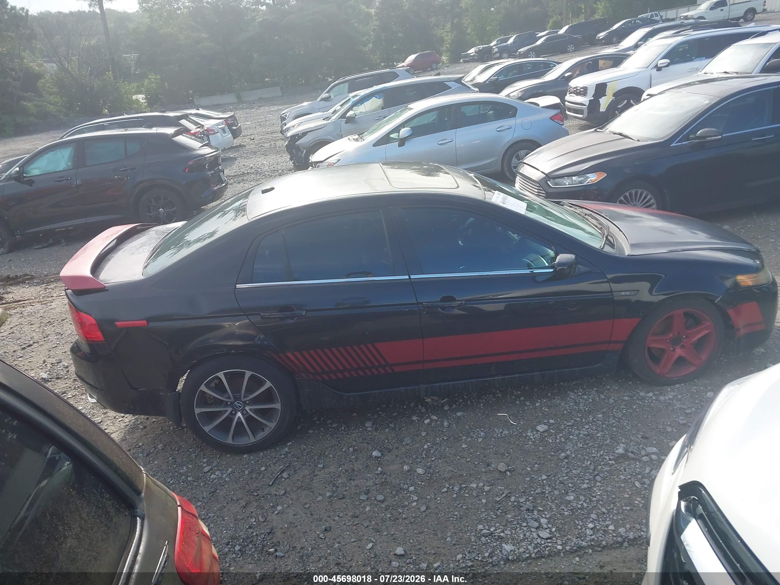 2005 Acura Tl   Black vin: 19UUA66205A023923
