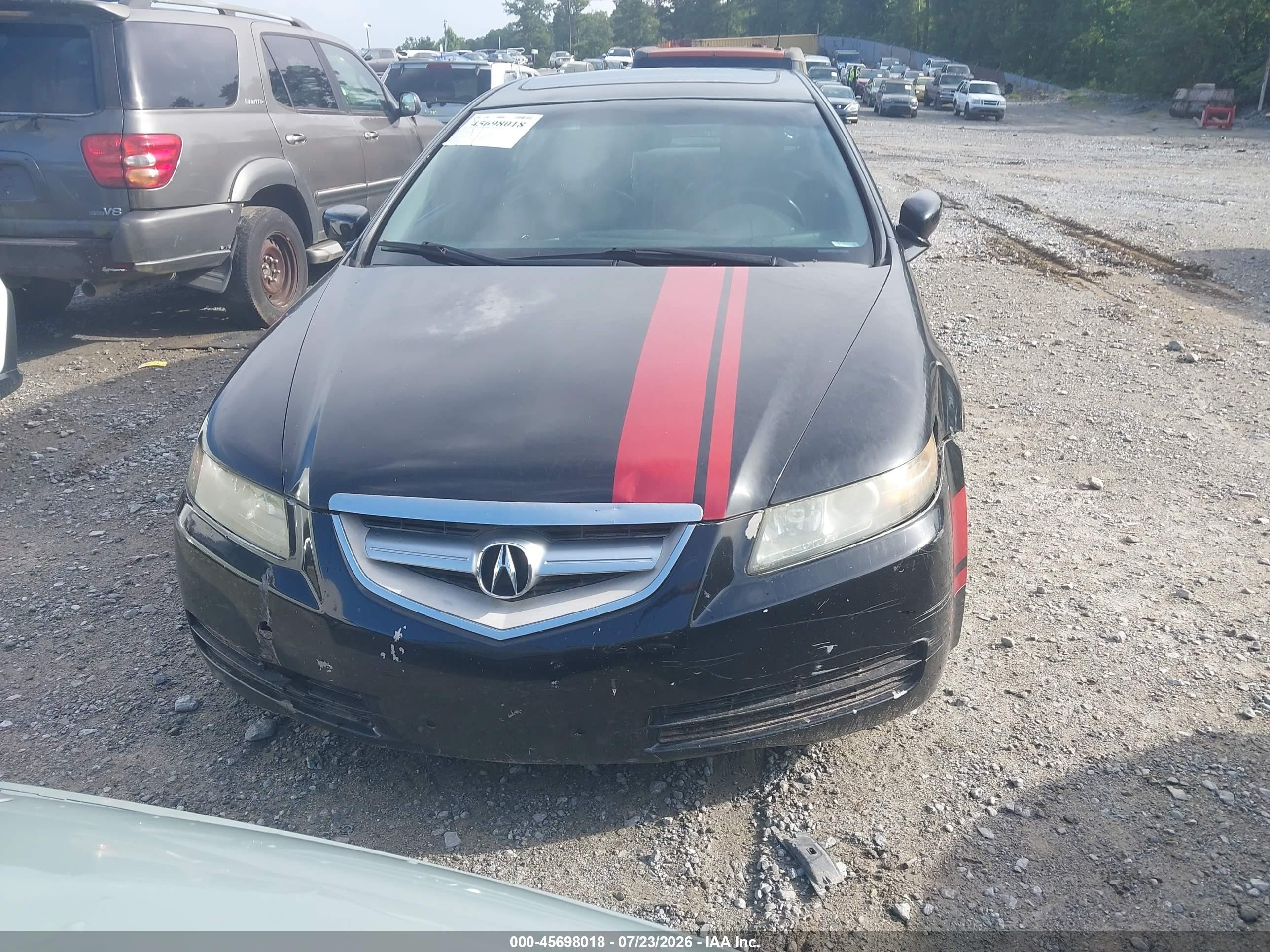 2005 Acura Tl   Black vin: 19UUA66205A023923