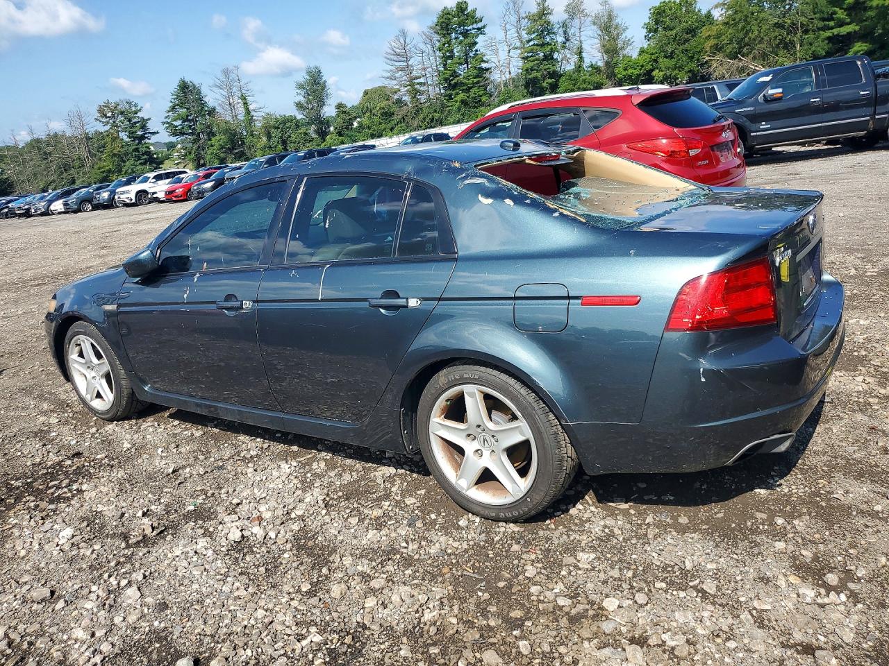 2005 Acura Tl Teal vin: 19UUA66205A025140