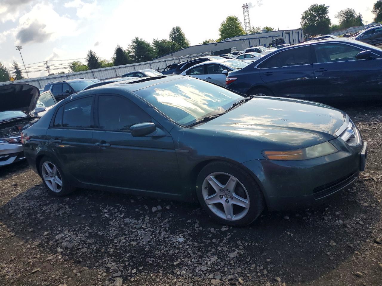 2005 Acura Tl Teal vin: 19UUA66205A025140