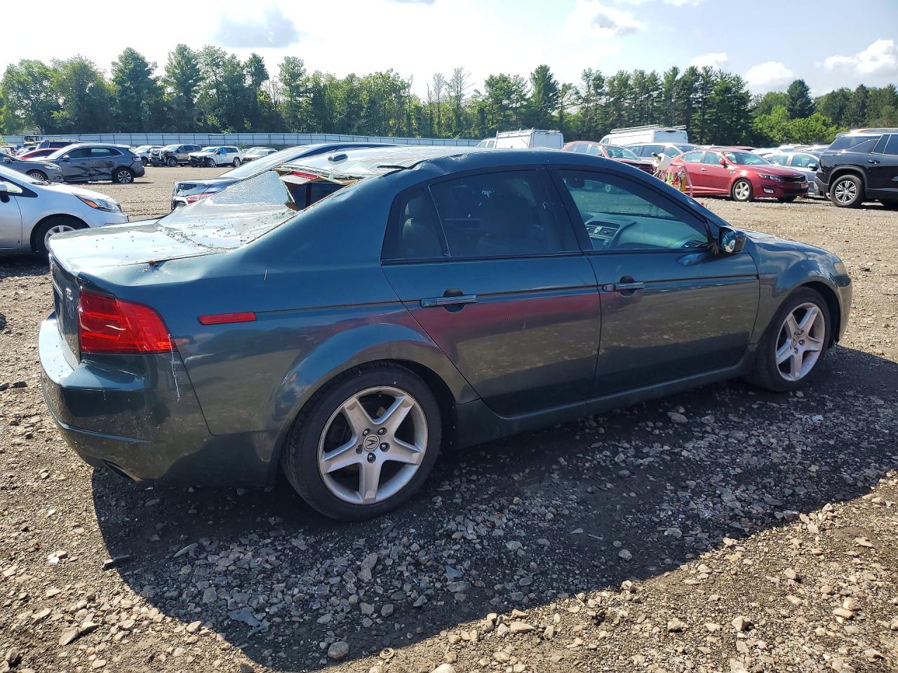 2005 Acura Tl Teal vin: 19UUA66205A025140