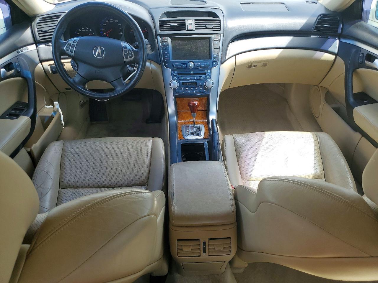 2005 Acura Tl White vin: 19UUA66205A079019