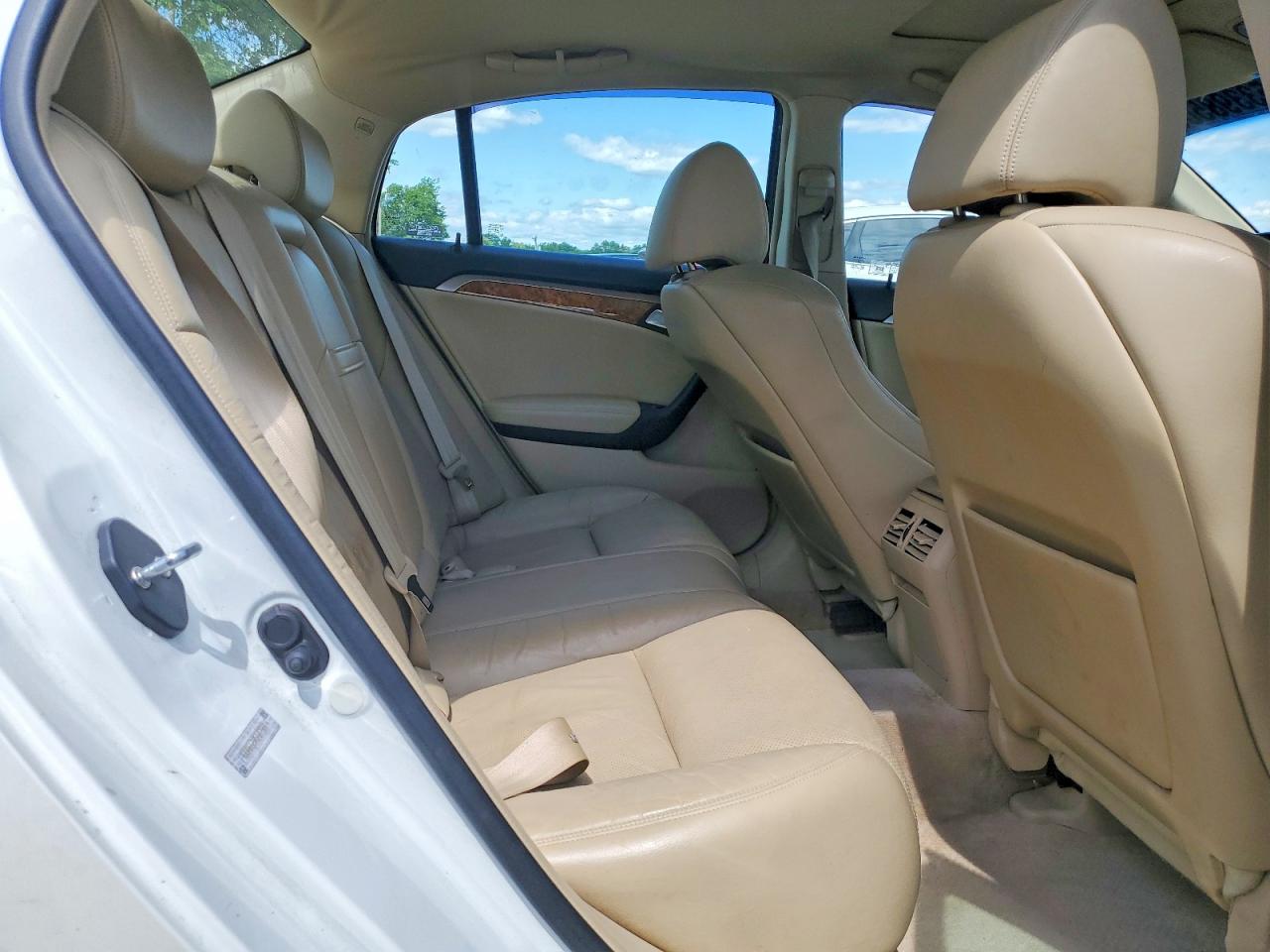 2005 Acura Tl White vin: 19UUA66205A079019