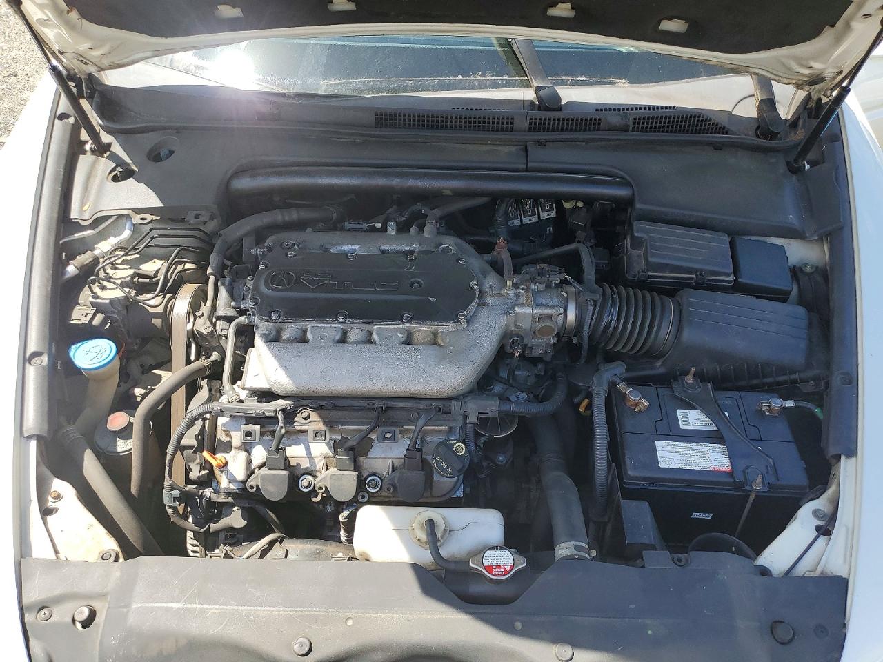 2005 Acura Tl White vin: 19UUA66205A079019