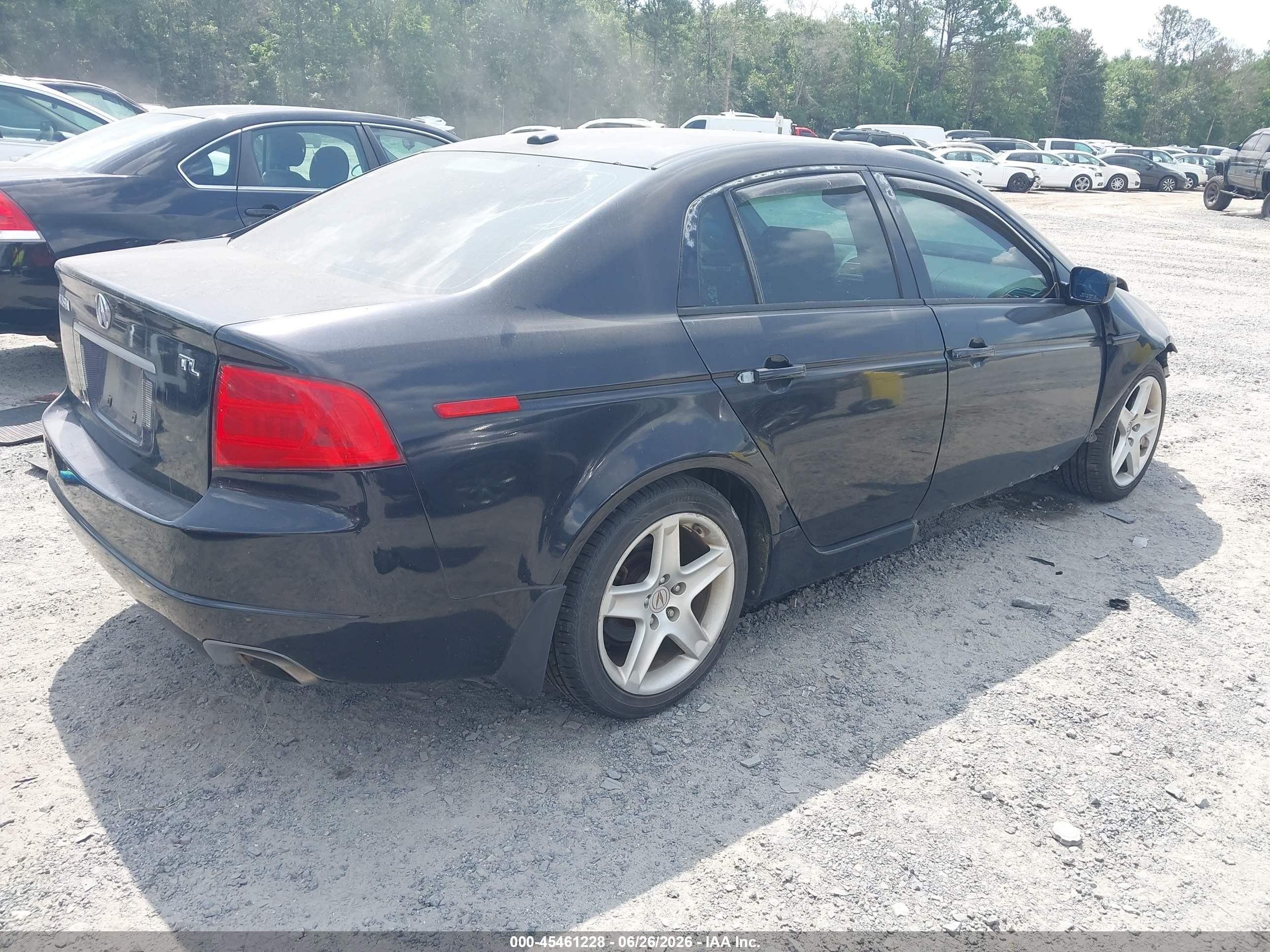 2006 Acura Tl   Black vin: 19UUA66206A011871