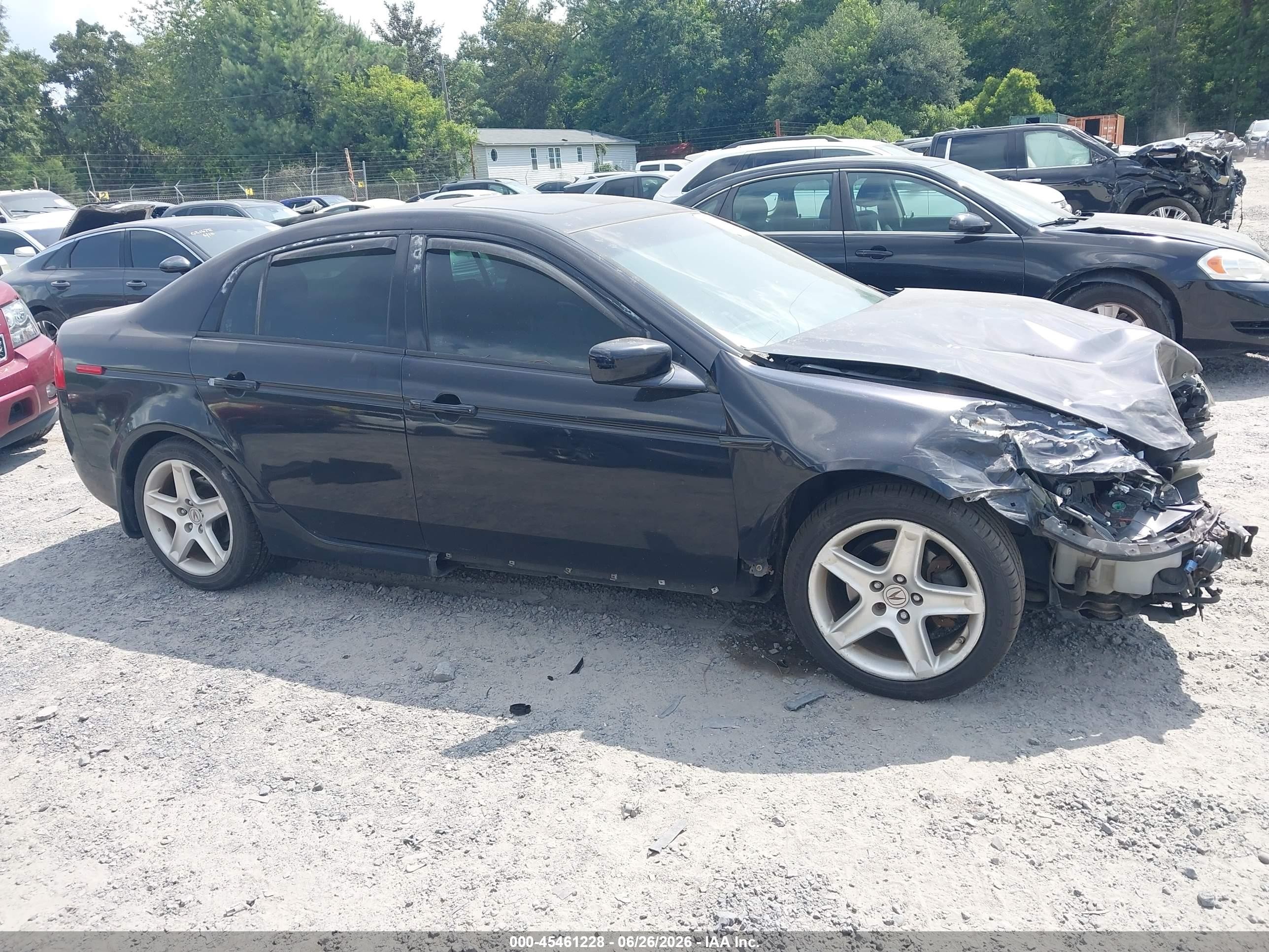 2006 Acura Tl   Black vin: 19UUA66206A011871