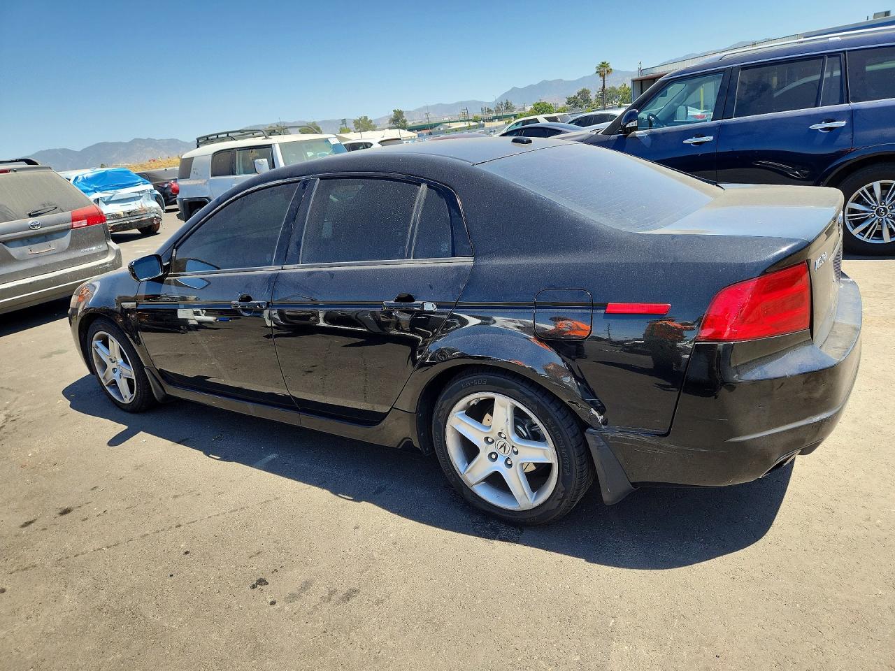 2006 Acura 3.2tl Black vin: 19UUA66206A019033