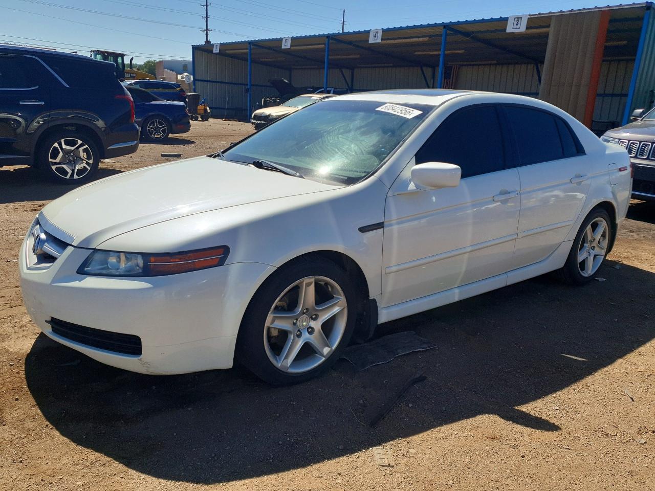 2006 Acura 3.2tl White vin: 19UUA66206A019209