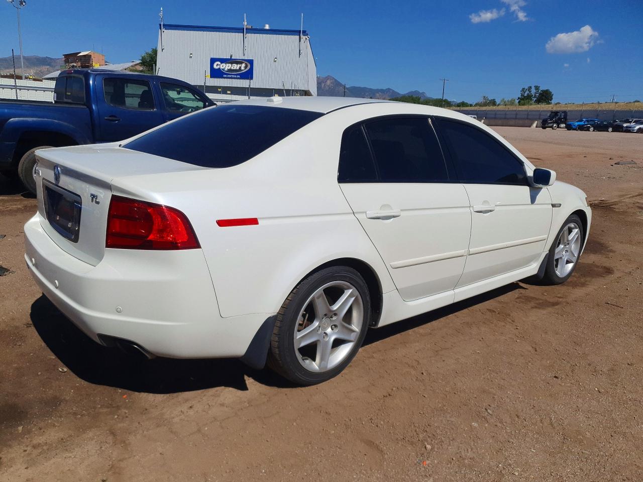2006 Acura 3.2tl White vin: 19UUA66206A019209
