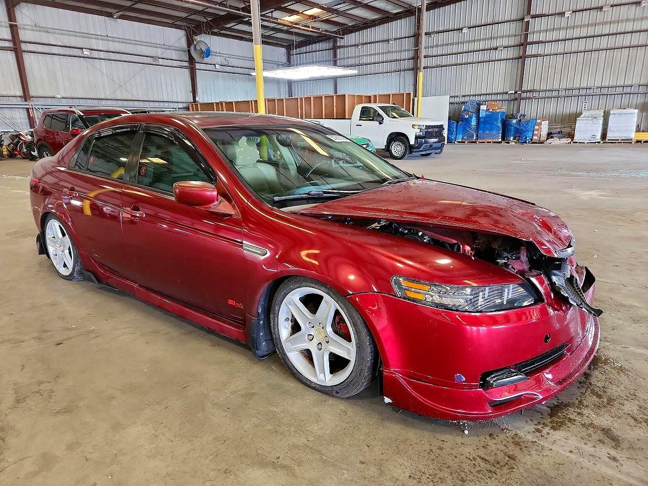 2006 Acura 3.2tl Burgundy vin: 19UUA66206A028864