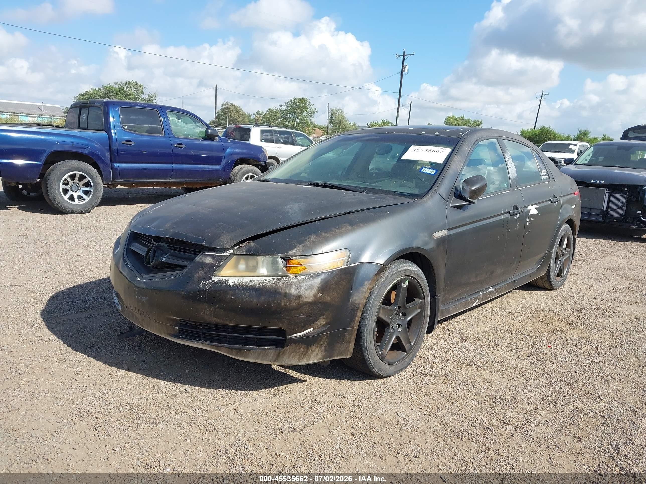 2006 Acura Tl   Gray vin: 19UUA66206A059631