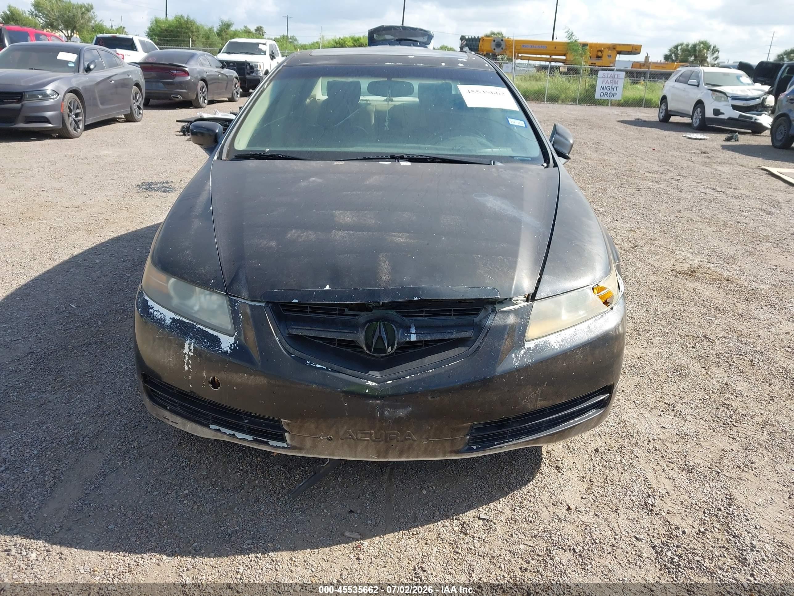 2006 Acura Tl   Gray vin: 19UUA66206A059631