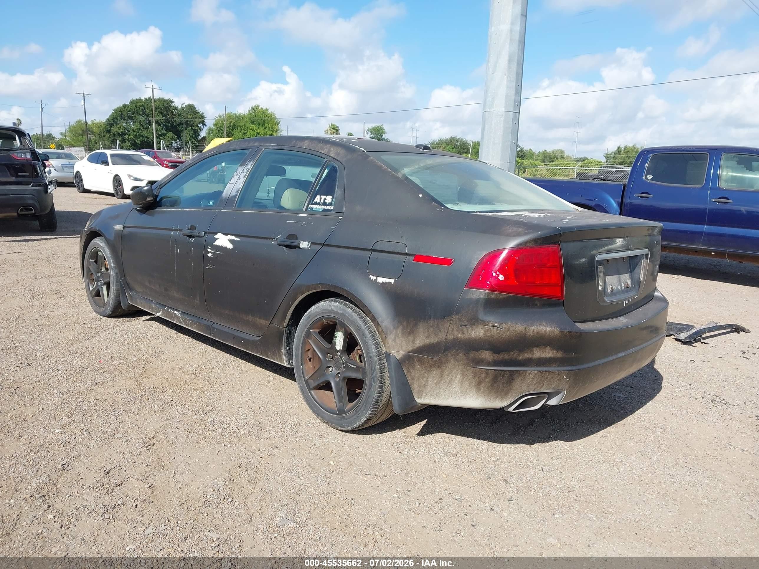 2006 Acura Tl   Gray vin: 19UUA66206A059631
