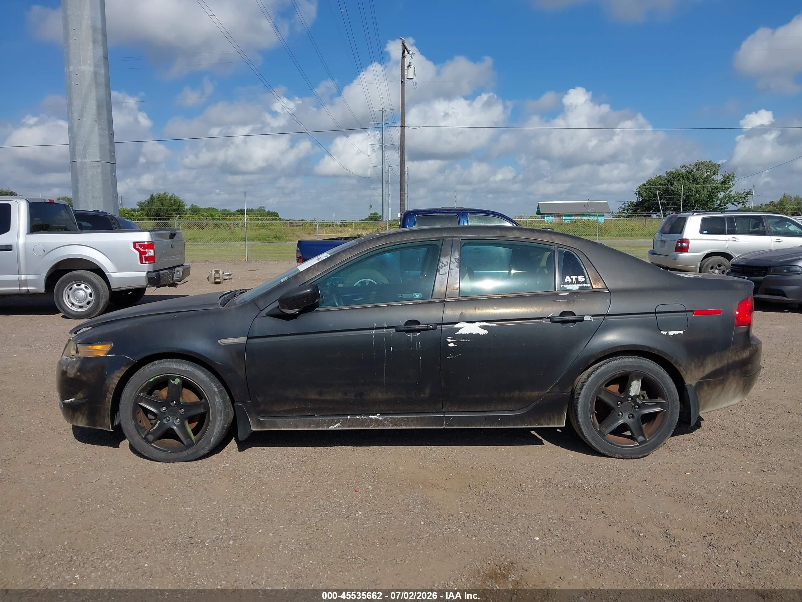 2006 Acura Tl   Gray vin: 19UUA66206A059631