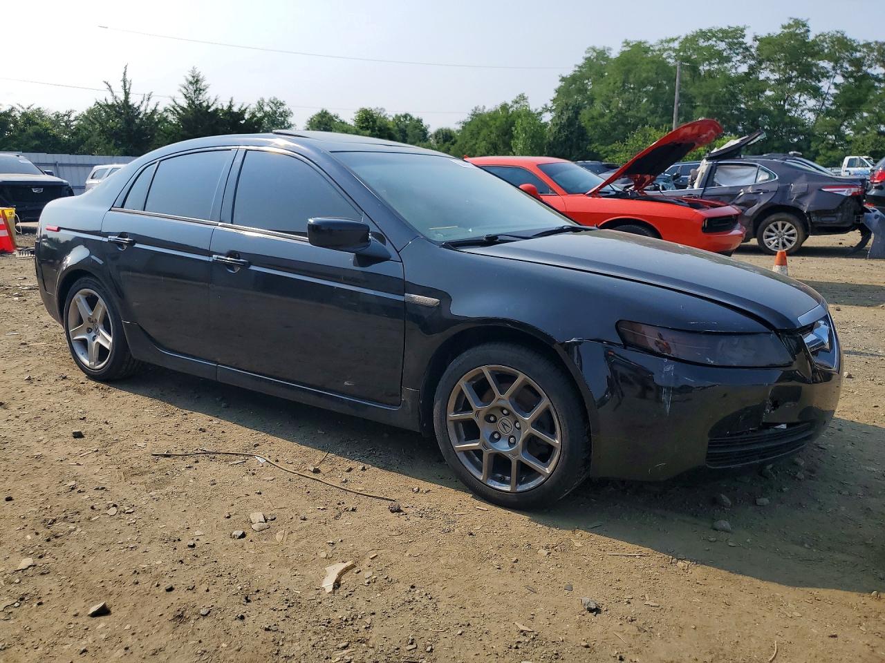 2006 Acura 3.2tl Black vin: 19UUA66206A076008
