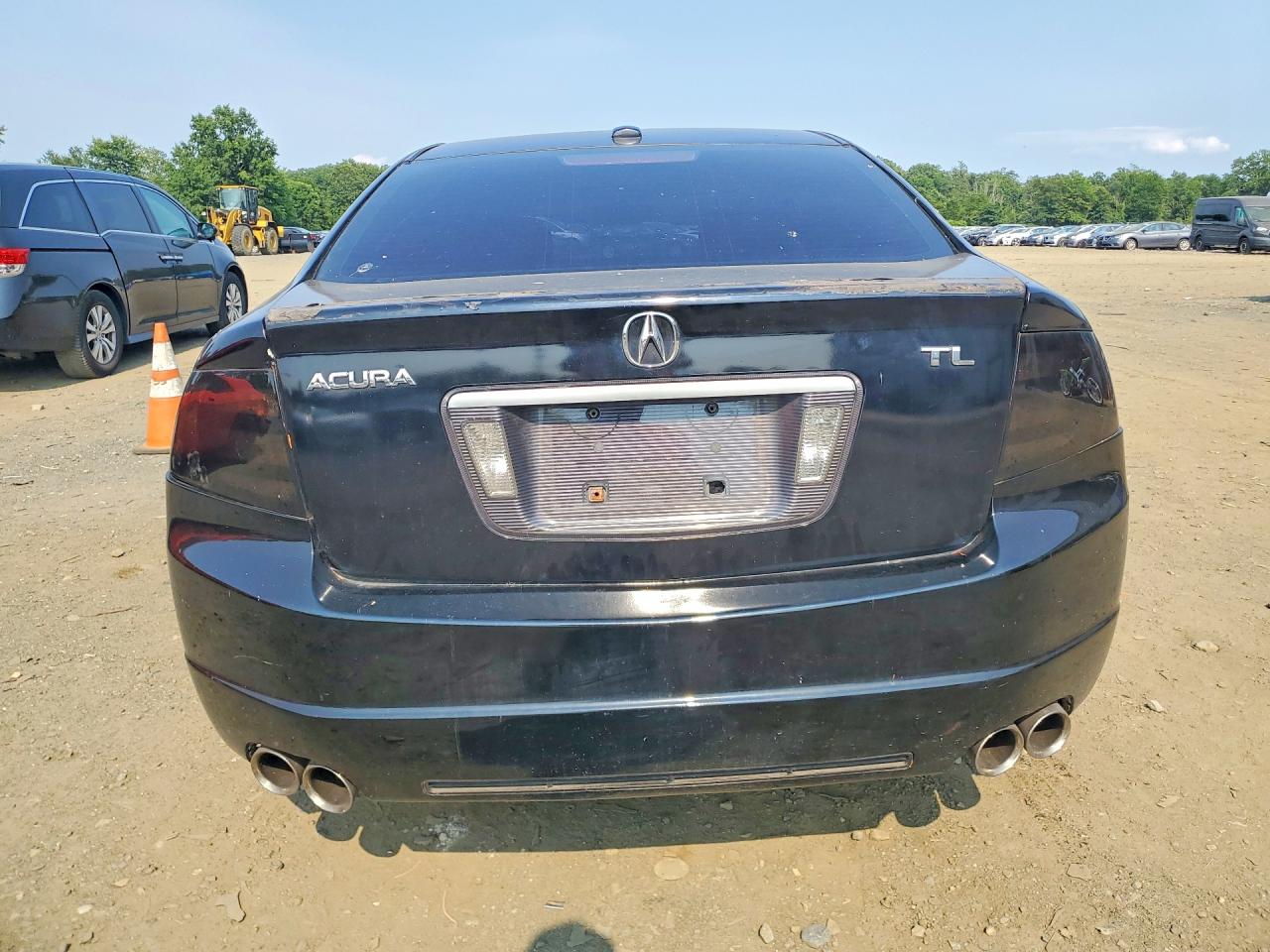 2006 Acura 3.2tl Black vin: 19UUA66206A076008