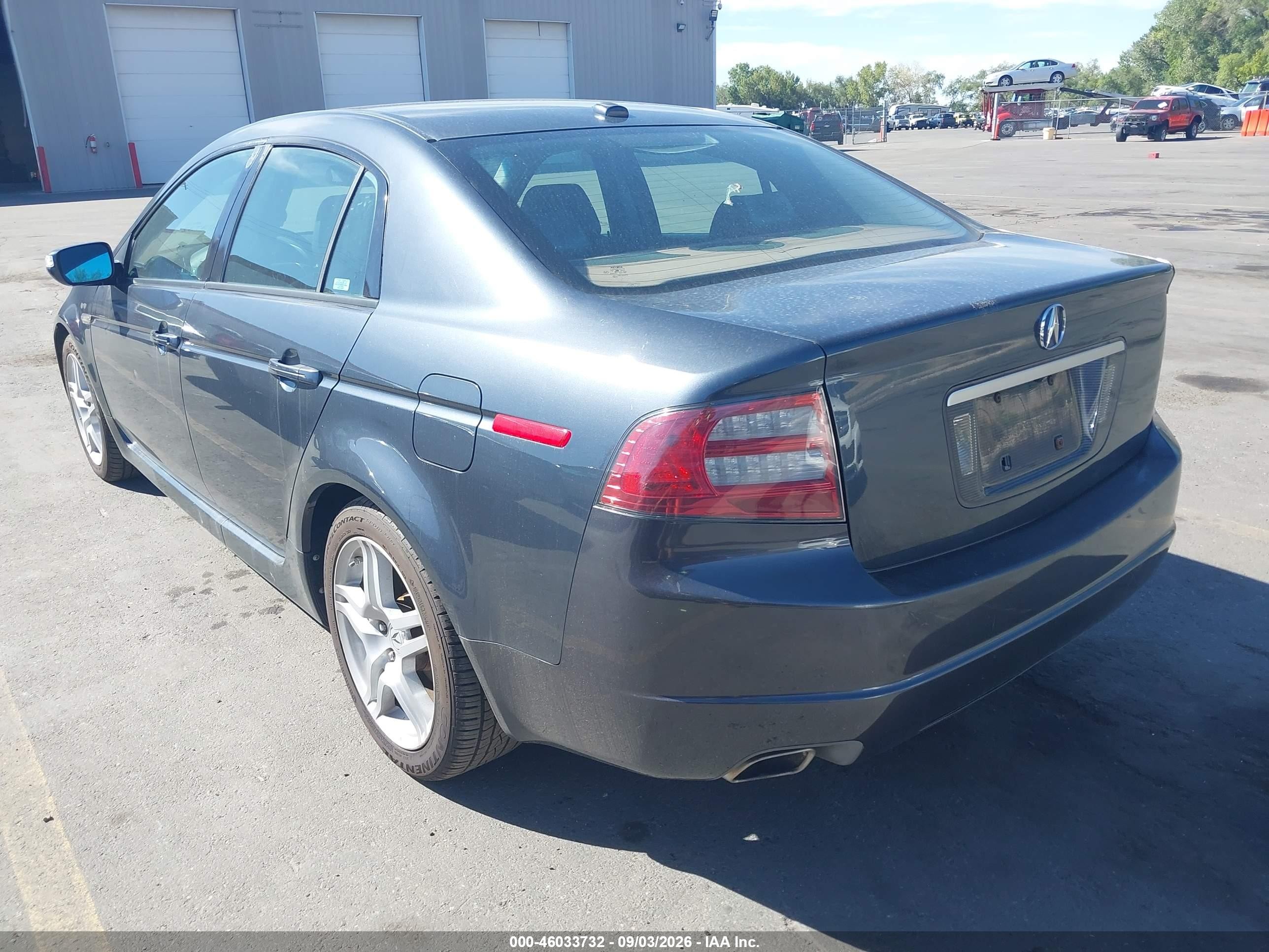2007 Acura Tl 3.2 Gray vin: 19UUA66207A016537