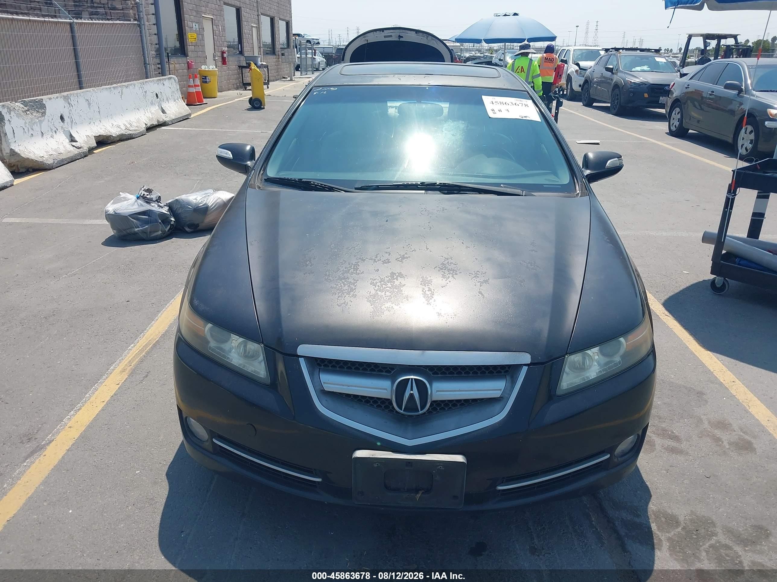 2007 Acura Tl 3.2 Black vin: 19UUA66207A039509