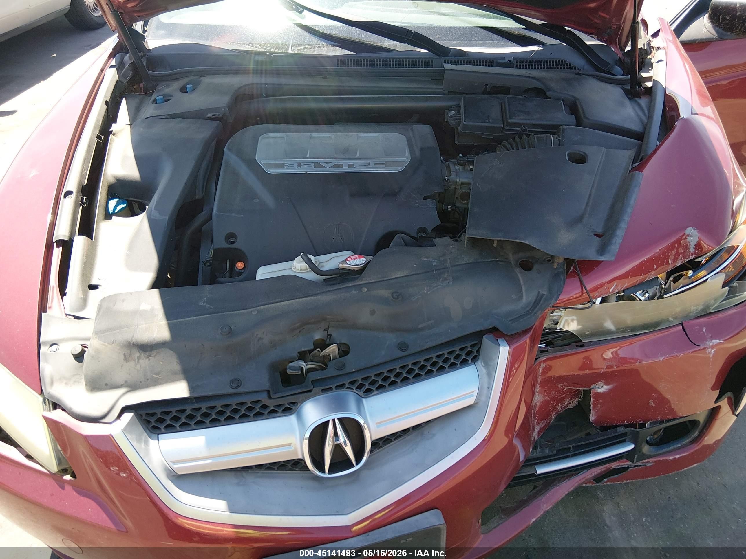 2008 Acura Tl 3.2 Красный vin: 19UUA66208A008875