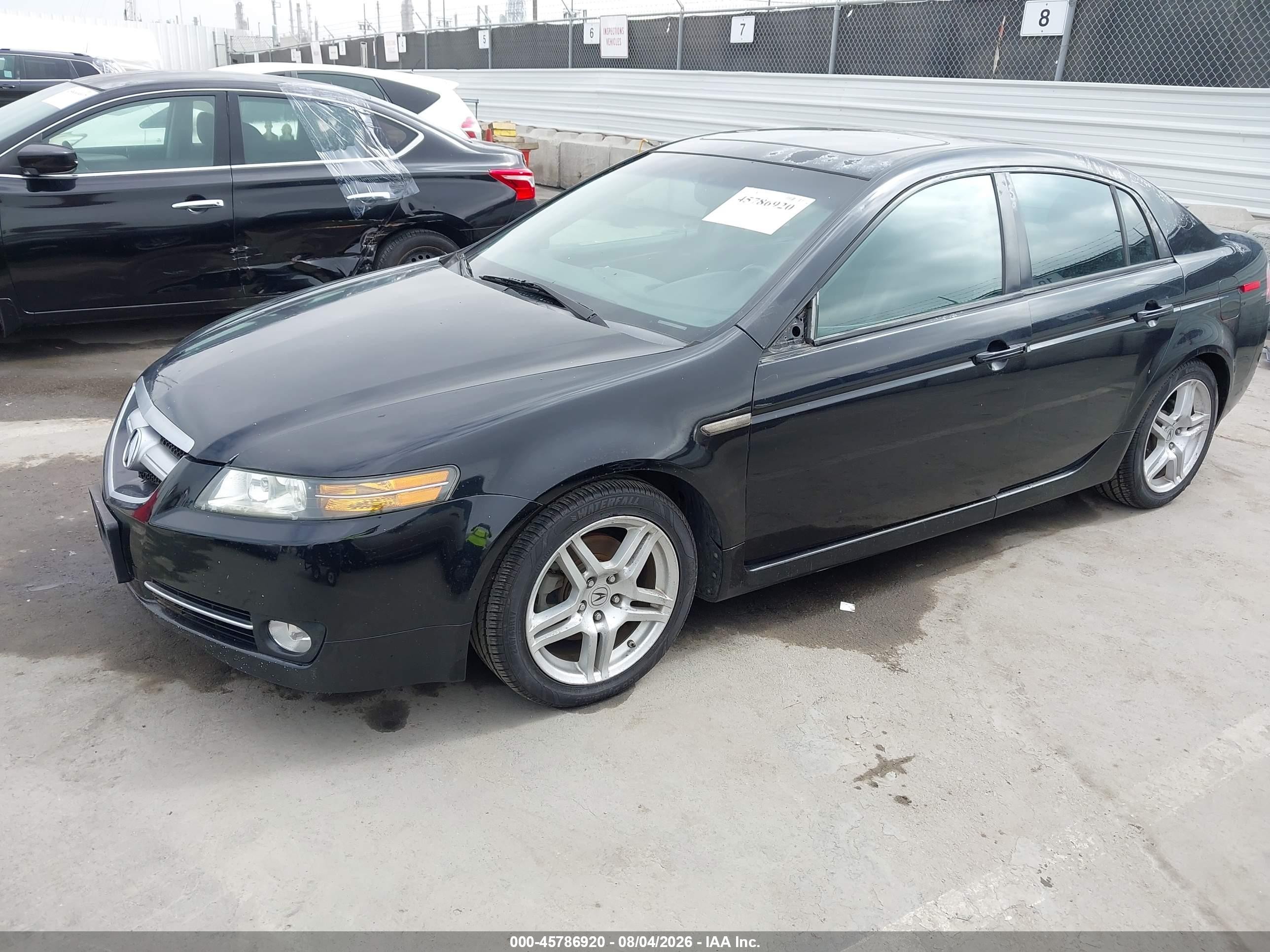 2008 Acura Tl 3.2 Black vin: 19UUA66208A019410