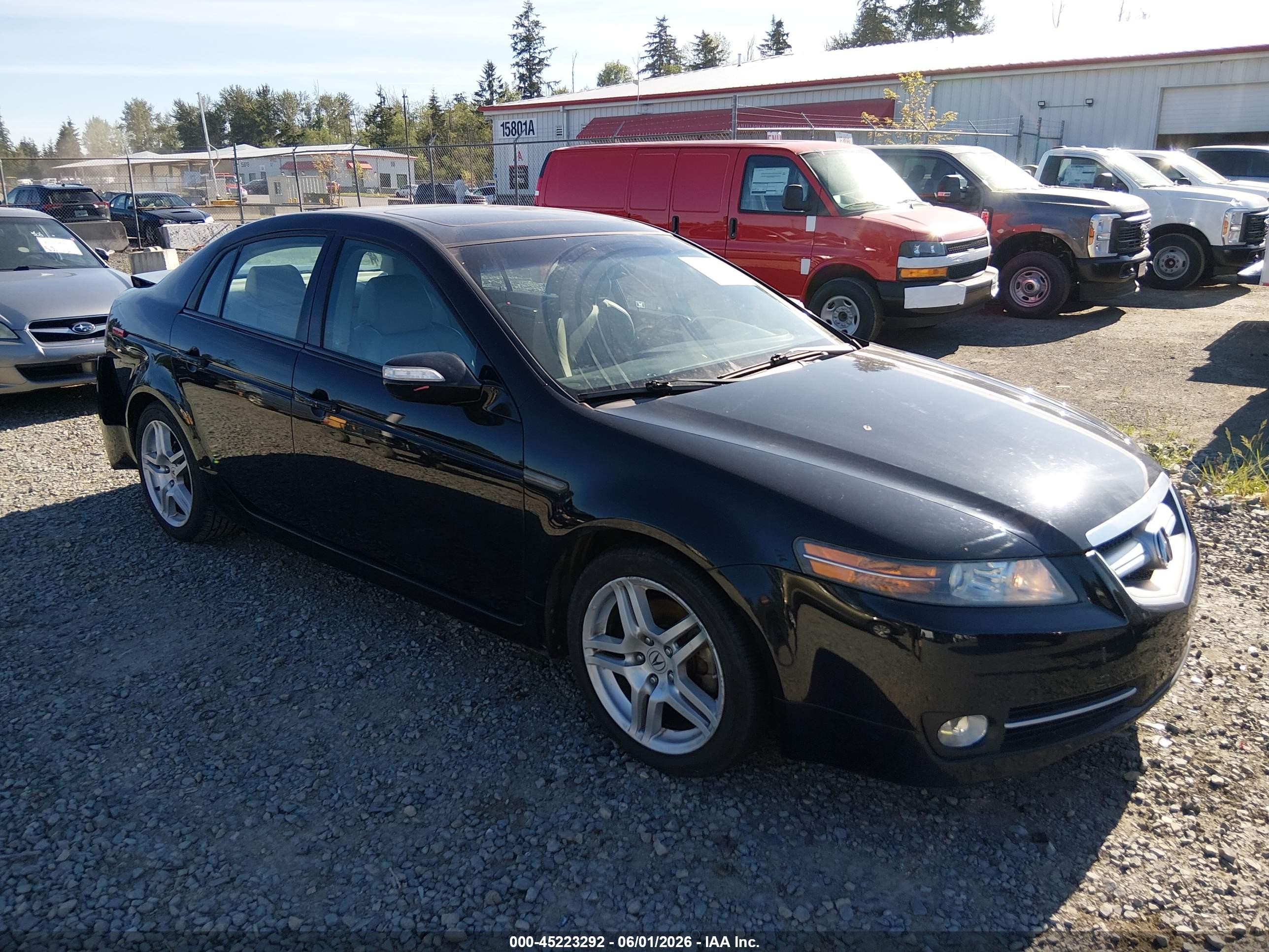 2008 Acura Tl 3.2 Black vin: 19UUA66208A036224