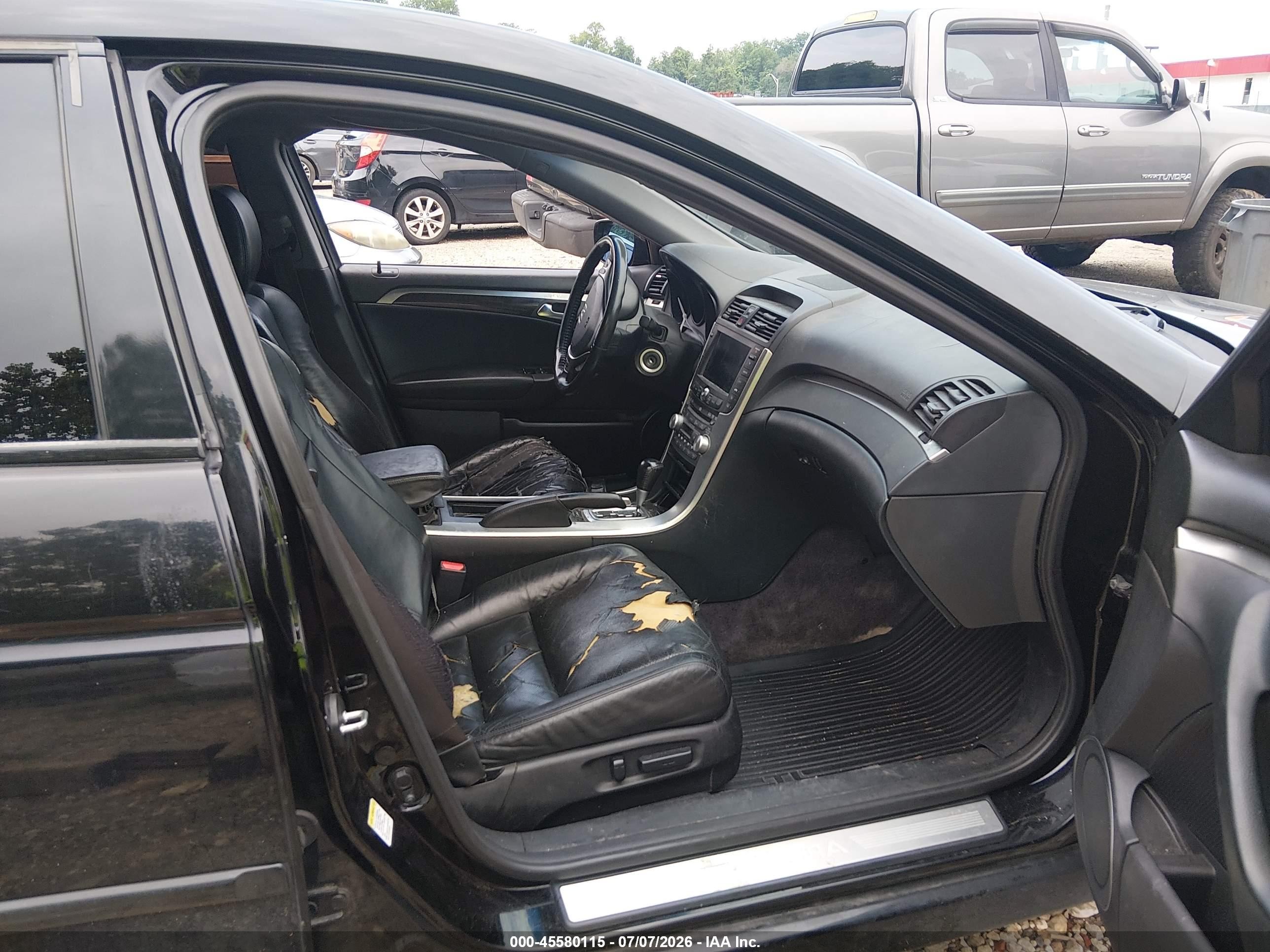 2008 Acura Tl 3.2 Black vin: 19UUA66208A049569